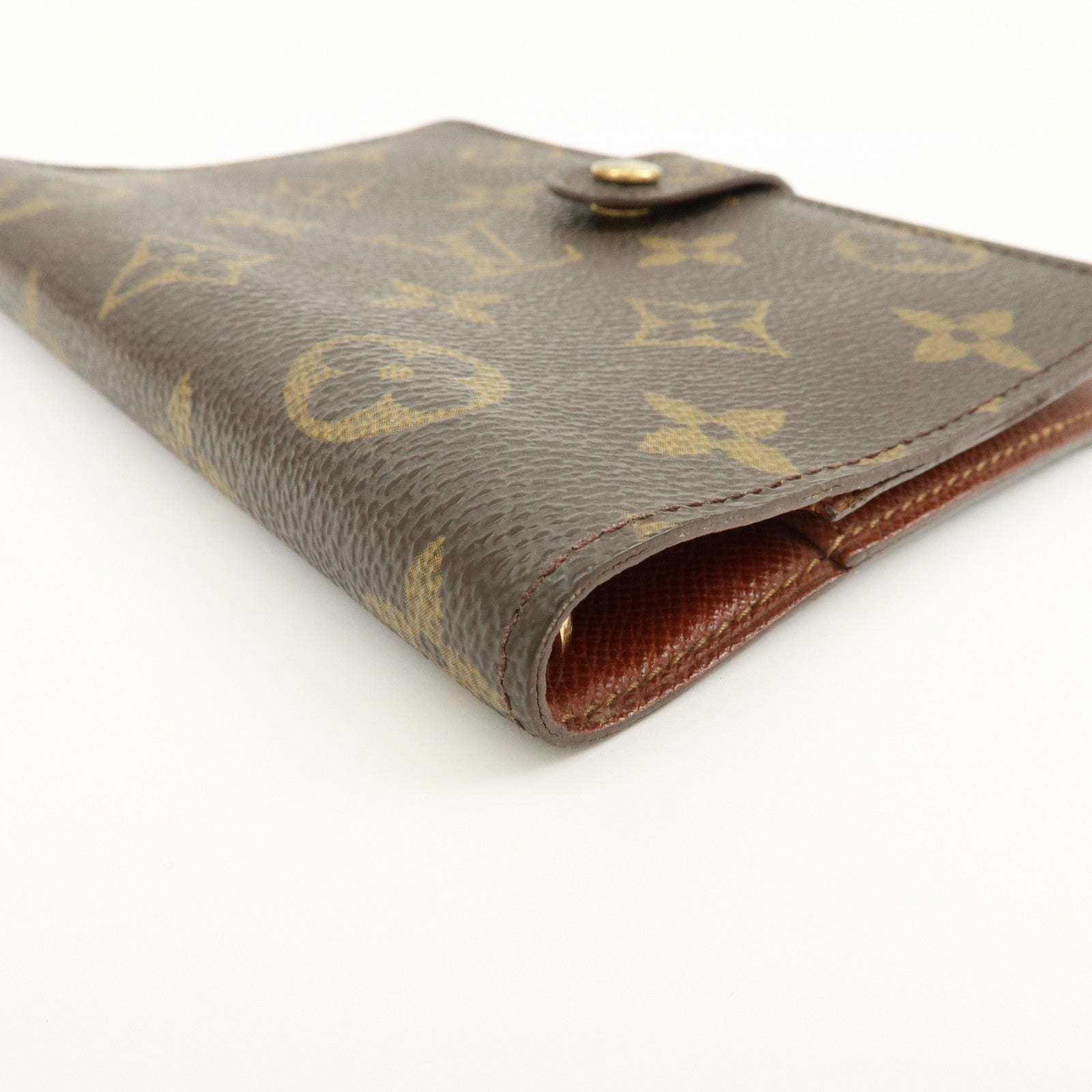 Louis Vuitton Monogram Agenda PM Planner Cover Brown R20005