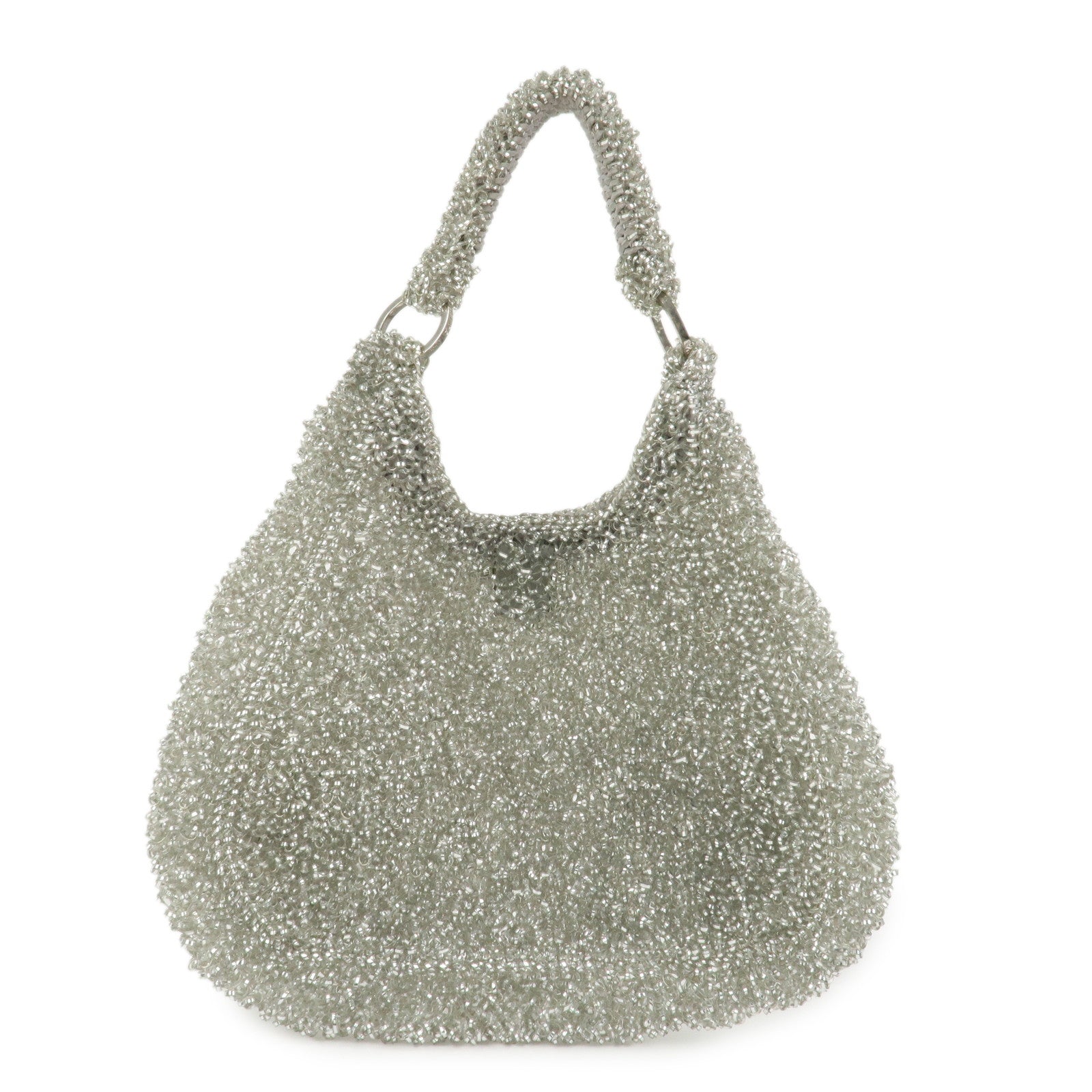 ANTEPRIMA PVC Hand Bag Shoulder Bag Clear Transparent Silver