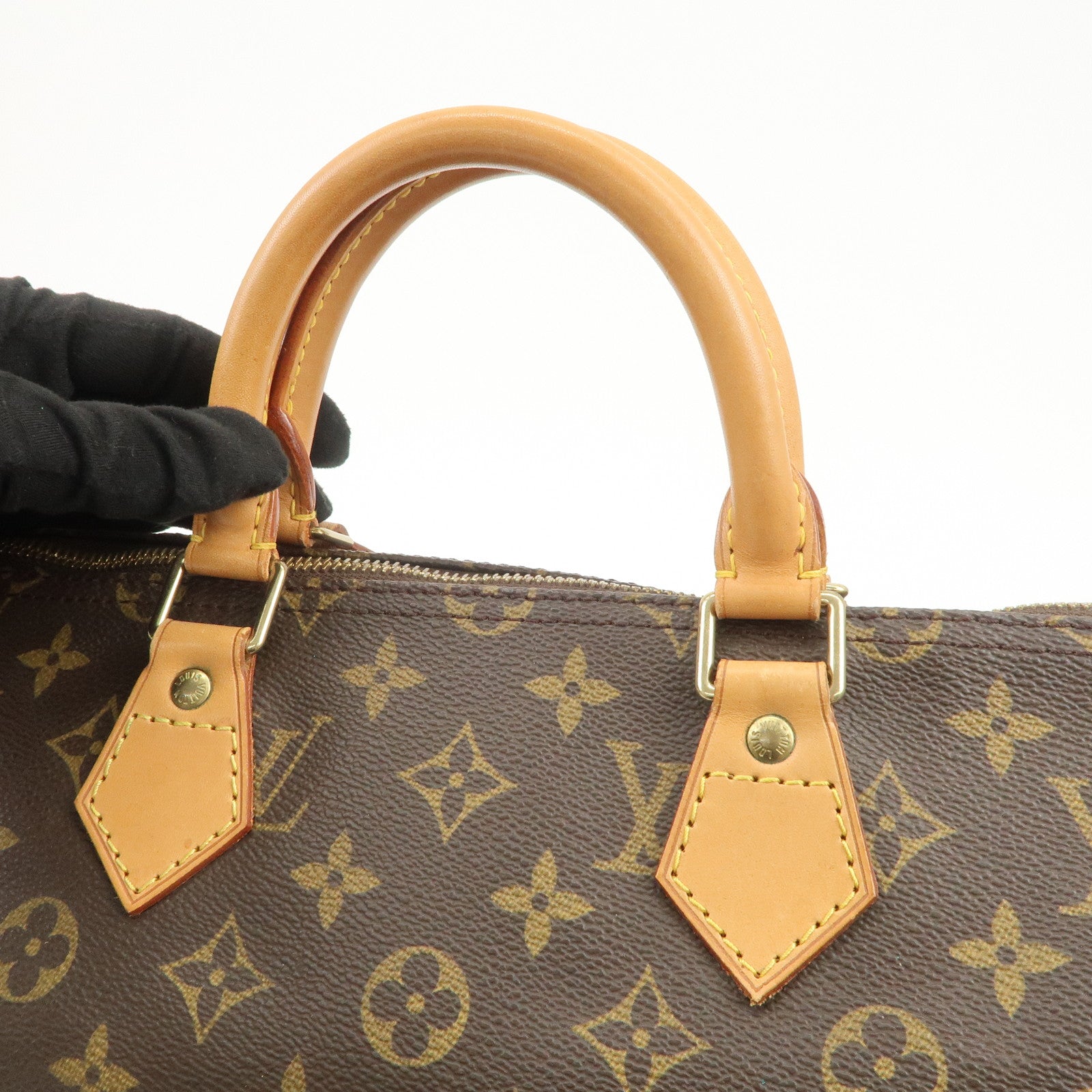 Louis Vuitton Monogram Speedy 35 Boston Bag Hand Bag M41524