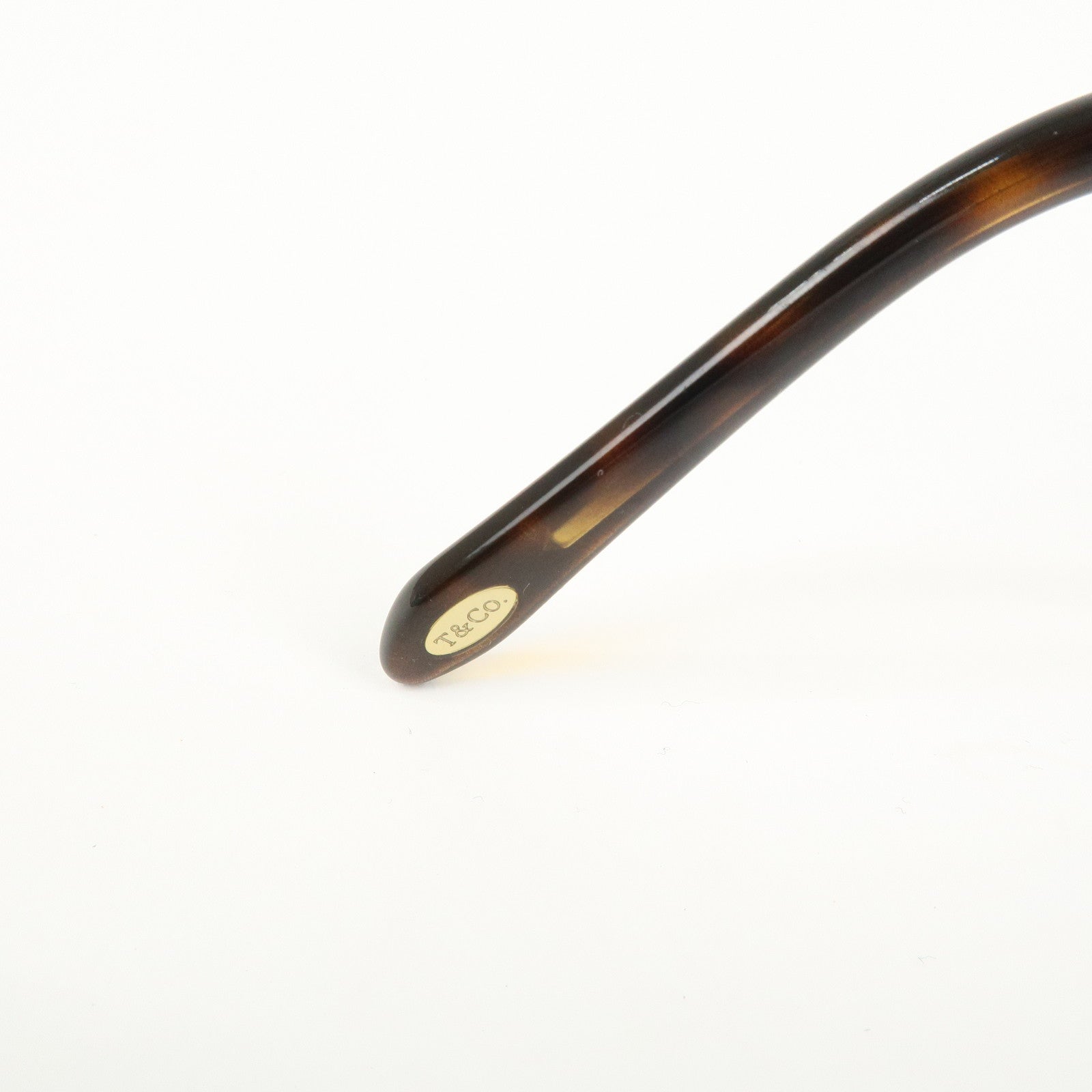 Tiffany&Co. Plastic Sunglasses 57□17 Brown TF 4118-B-F Used