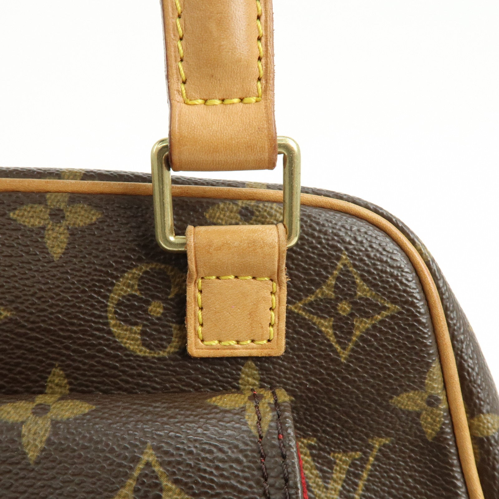 Louis Vuitton Monogram Excentri Cite Canvas Hand Bag Brown M51161