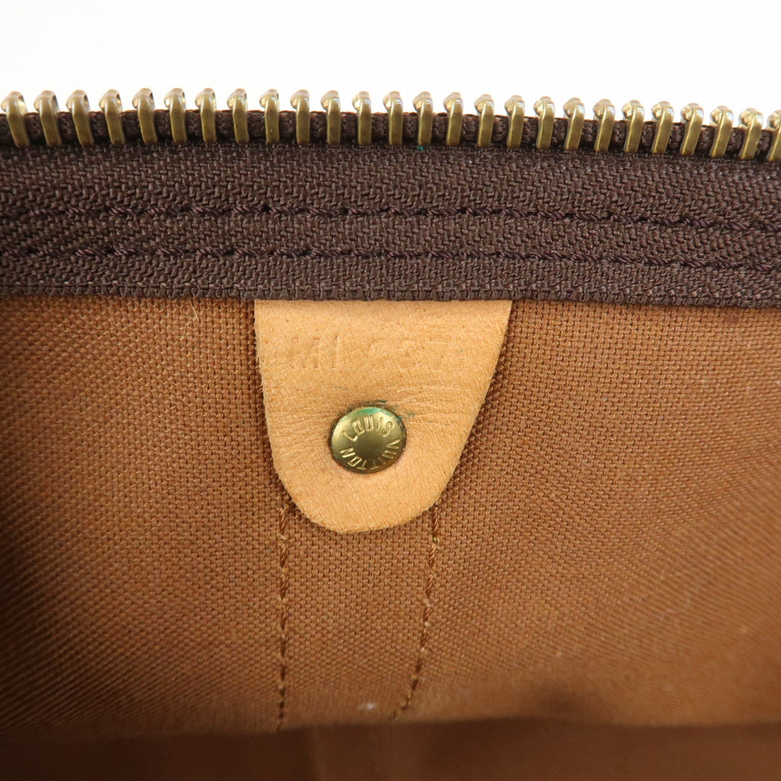 Louis Vuitton Monogram Keep All 60 Boston Bag Brown M41422