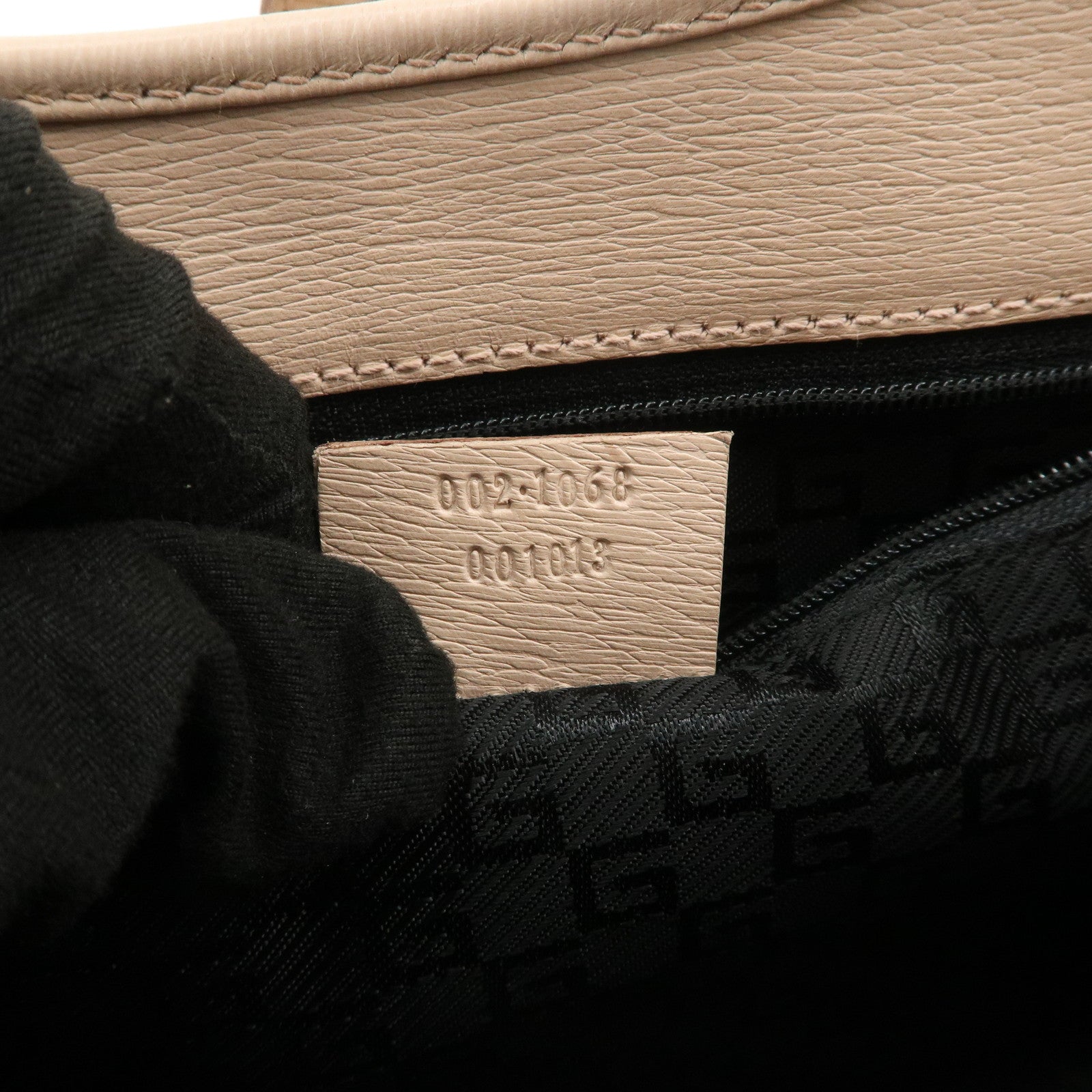 GUCCI Jackie Leather Shoulder Bag Hand Bag Pink 002 1068