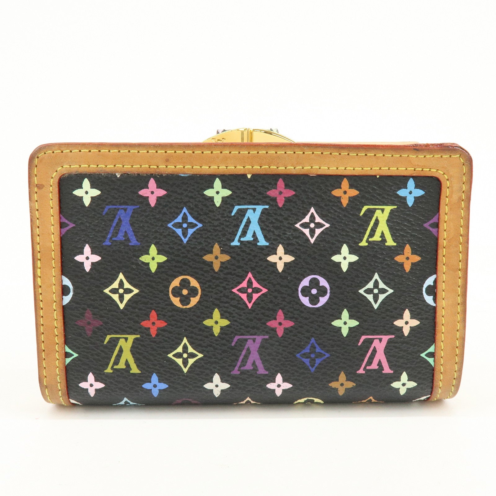 Louis Vuitton Monogram Multicolor Portefeuille Viennois Noir M92988