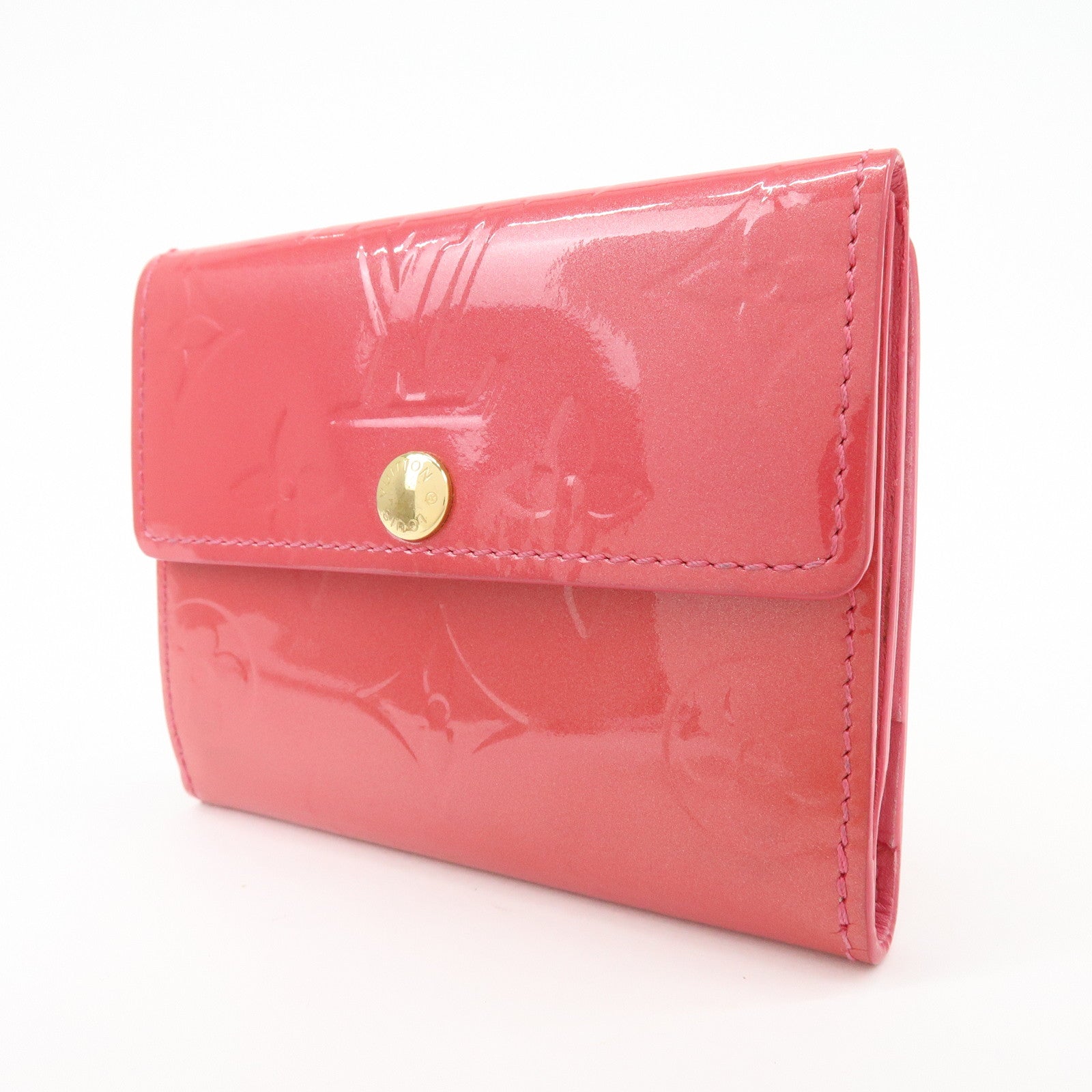 Louis Vuitton Monogram Vernis Ludlow Bi-fold Compact Wallet M9143F