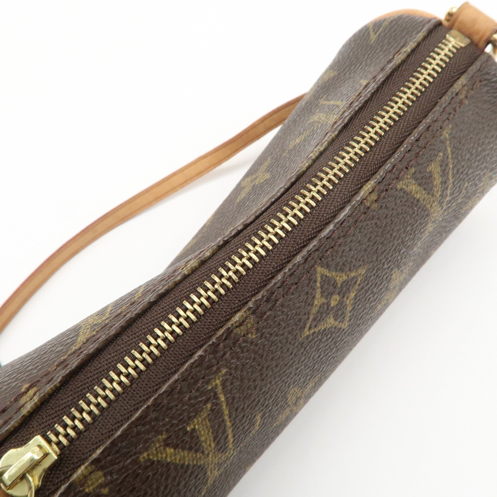 Louis Vuitton Monogram Mini Pouch for Papillon Bag Brown
