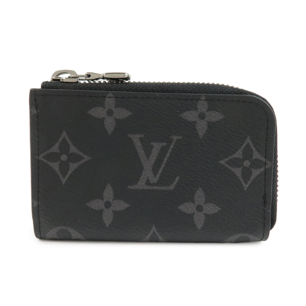 Louis Vuitton Monogram Eclipse Porto Monnaie Jour Gray M63536