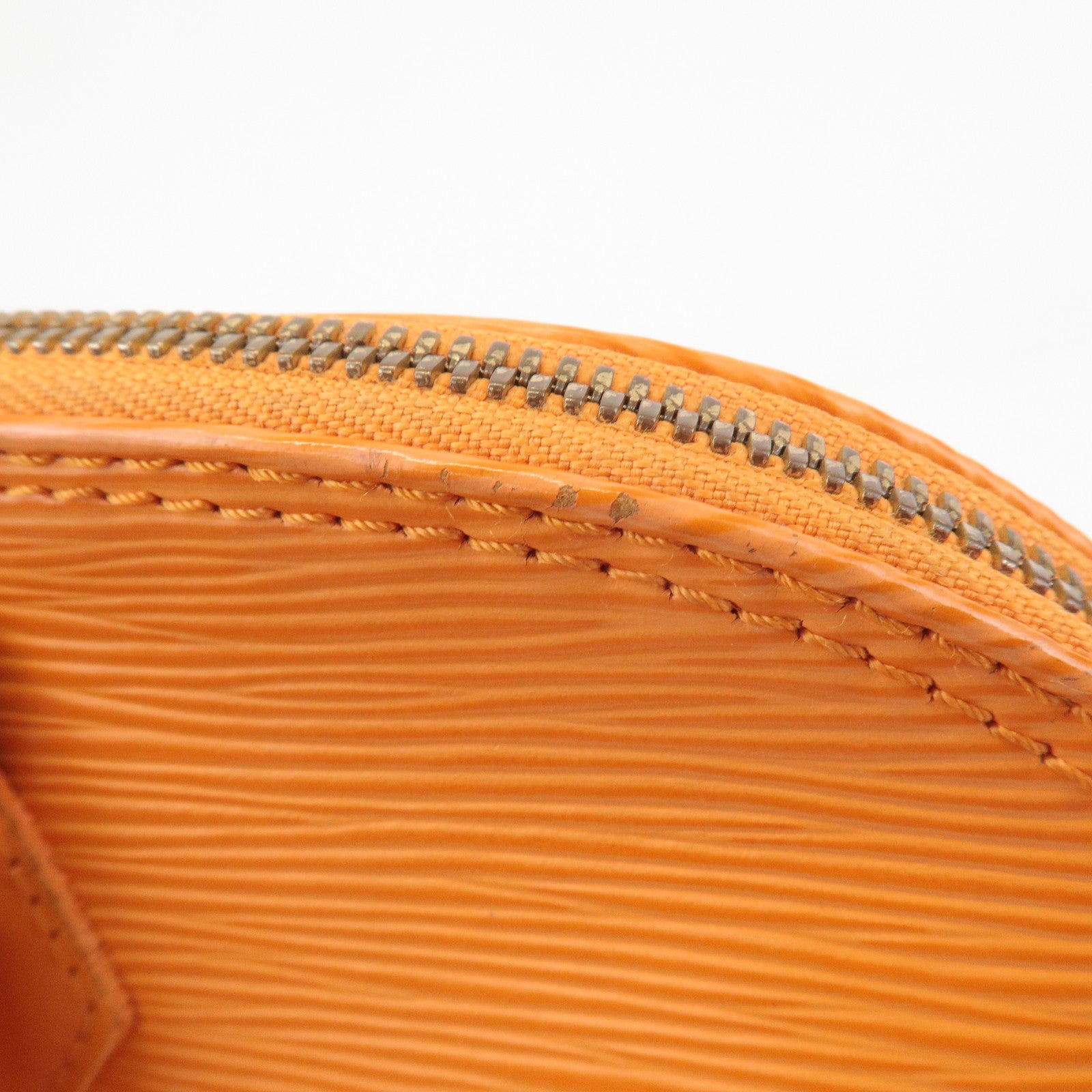 Louis Vuitton Epi Alma PM Hand Bag Pimont Orange M40623 Used