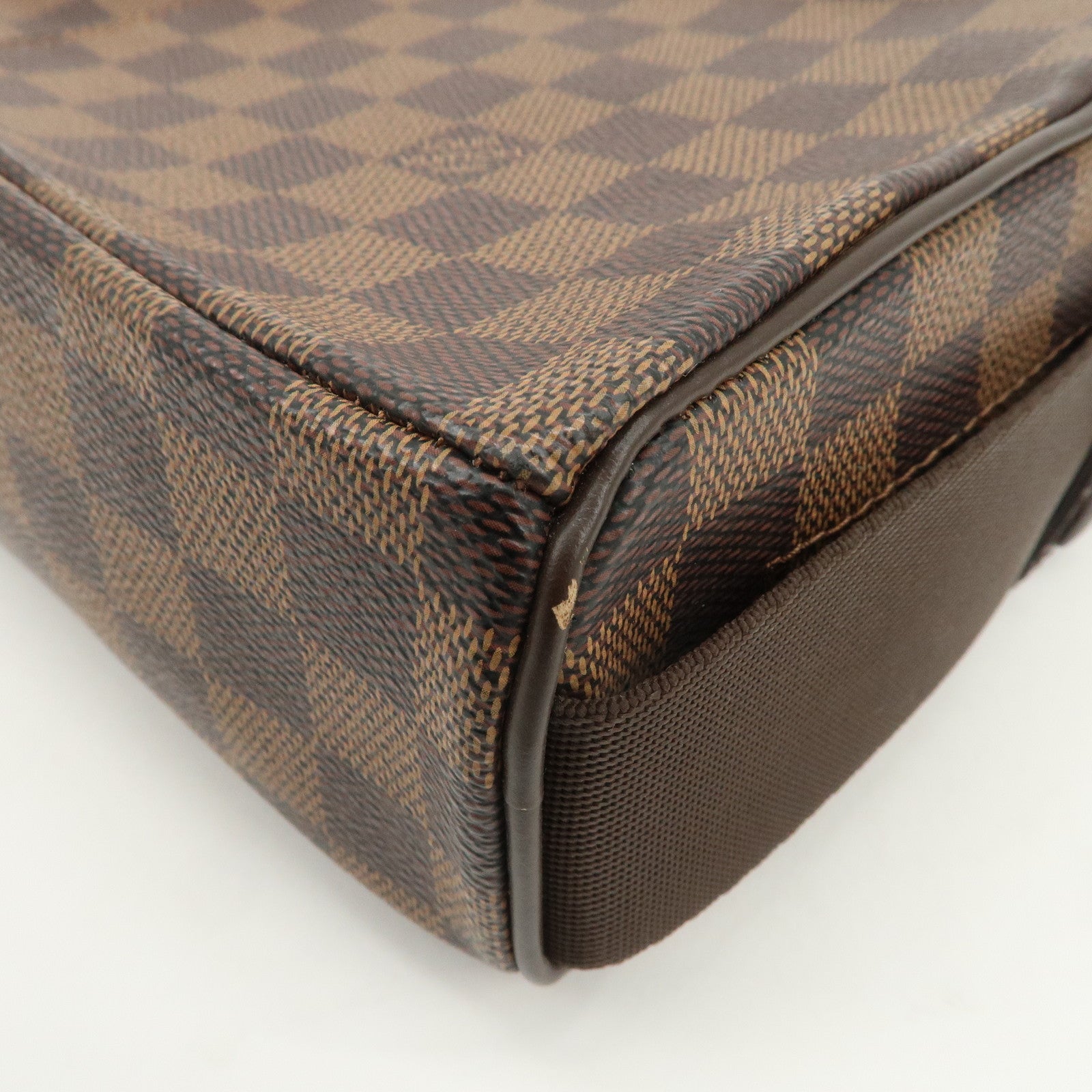 Louis Vuitton Damier Olaf PM Cross Body Shoulder Bag Brown N41442