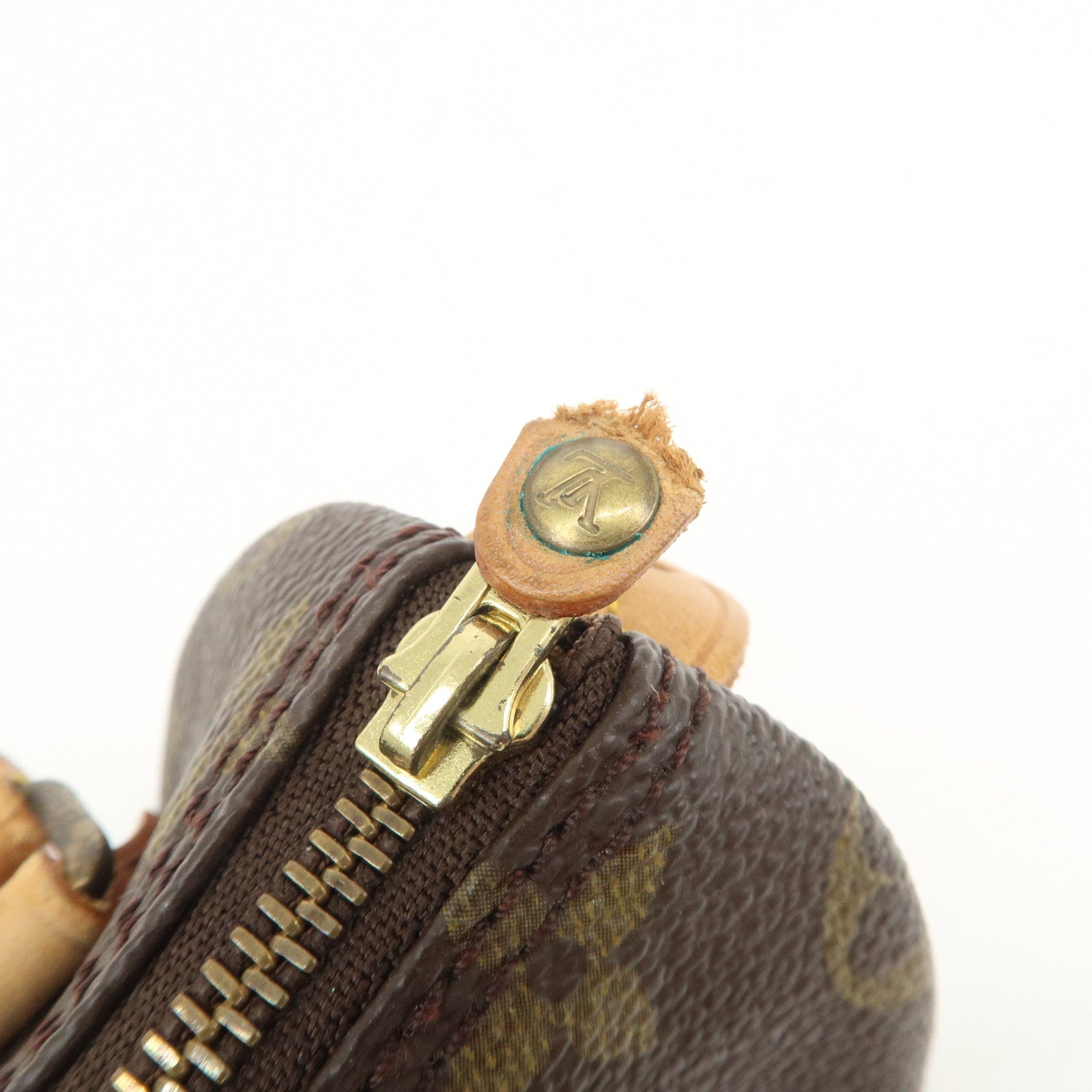 Louis Vuitton Monogram Mini Speedy Hand Bag Boston Bag Brown M41534