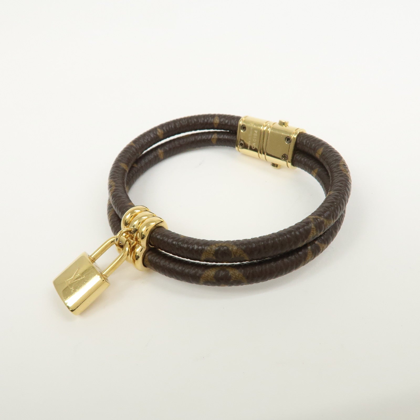 Louis Vuitton Monogram Keep It Twice Bracelet Monogram Gold M6640F