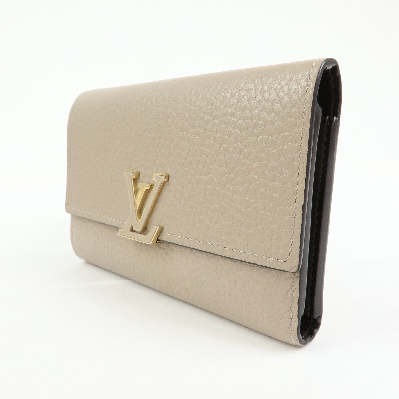 Louis Vuitton Portefeuille Capucines Compact Wallet Galet M62159