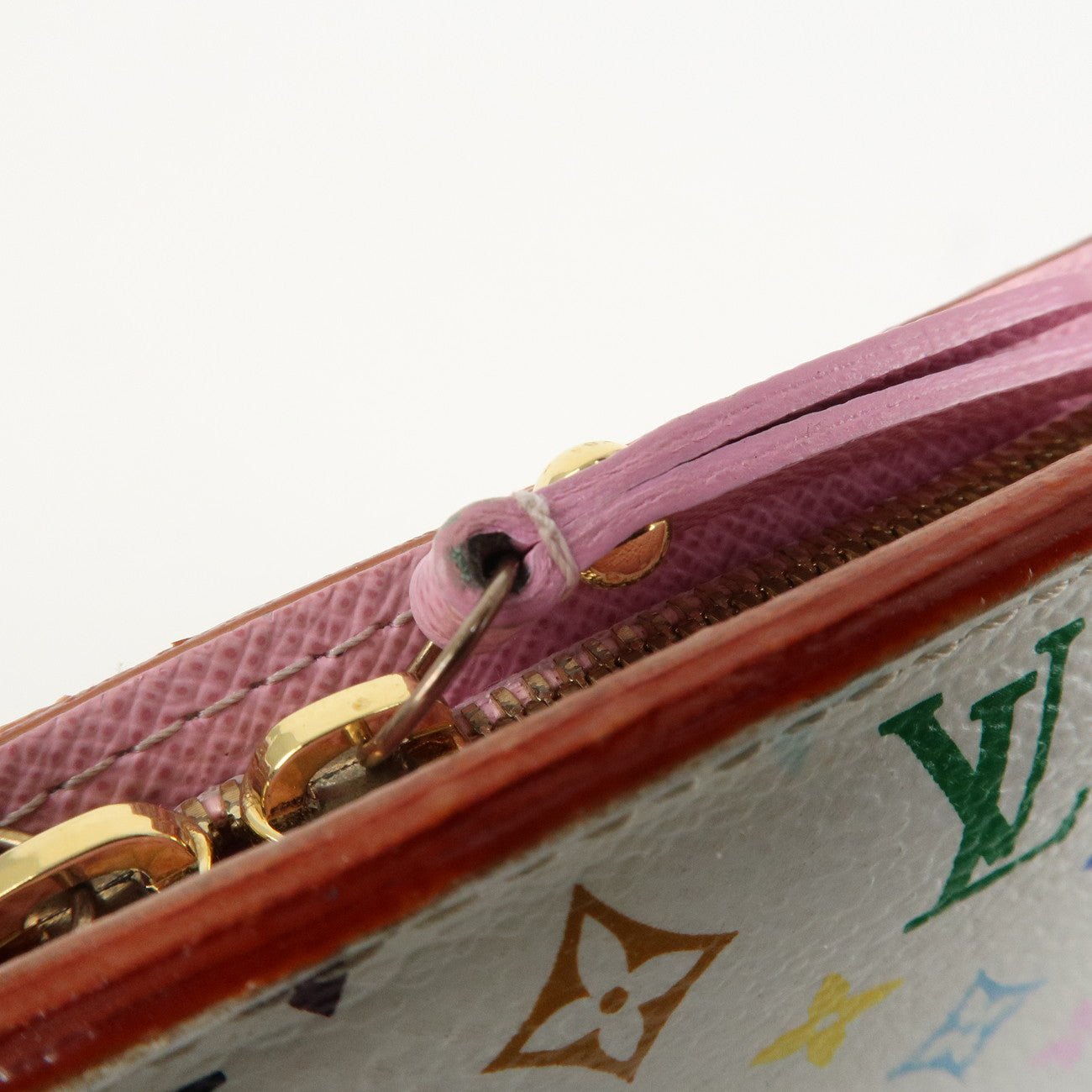 Louis Vuitton Monogram Portefeuille Insolite Wallet Blanc M93751 Used
