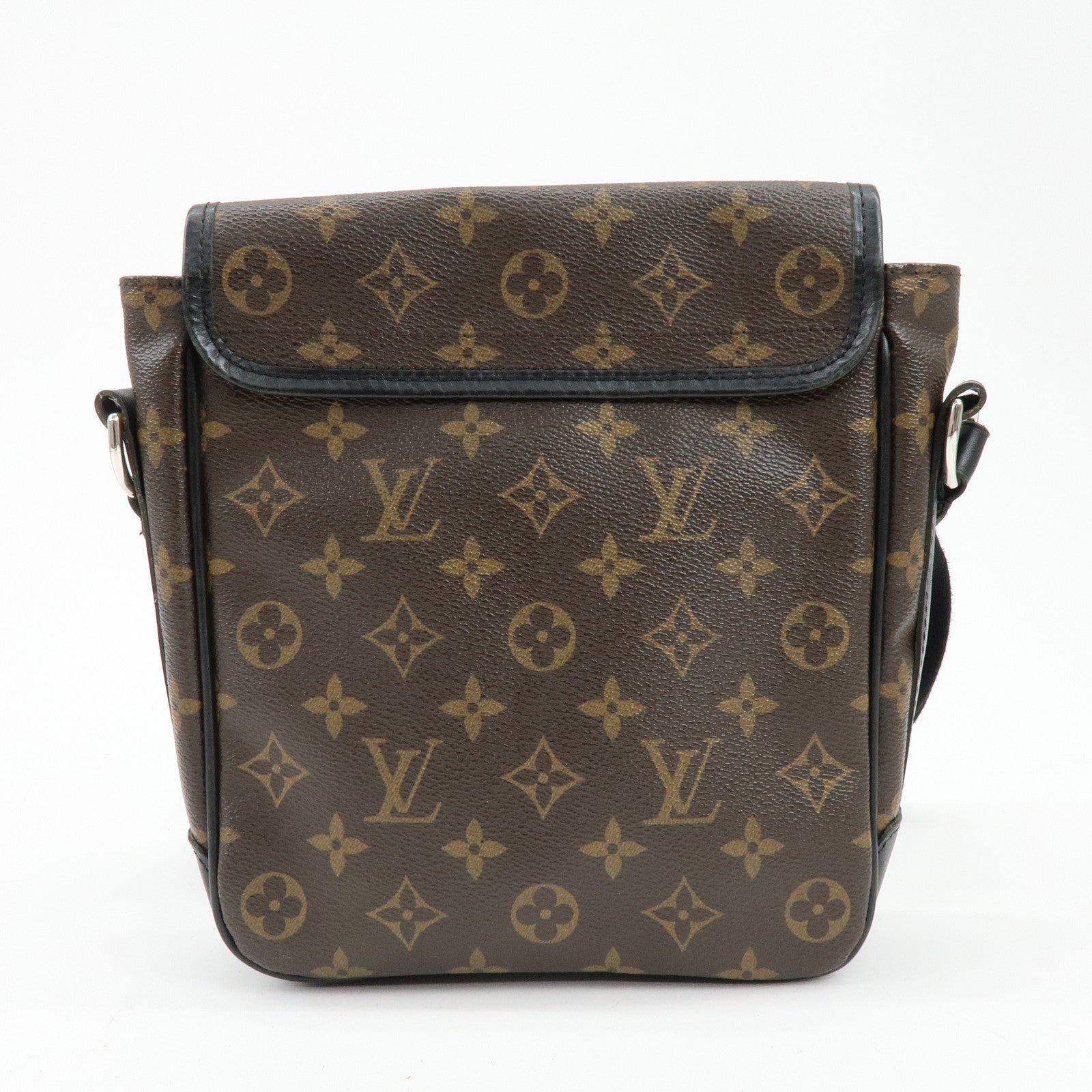 Louis Vuitton Monogram Macassar Bass PM Shoulder Bag Brown M56717