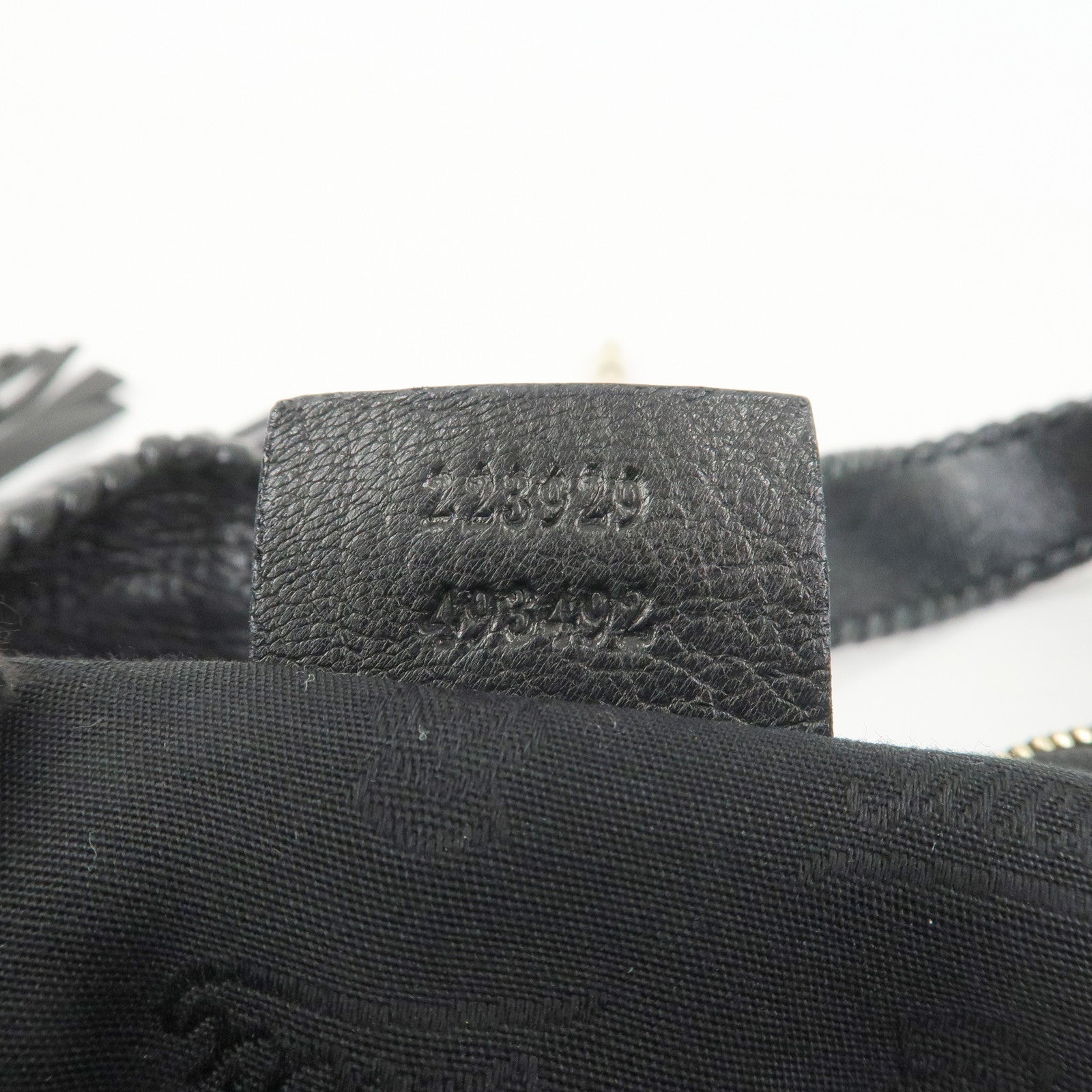 GUCCI New Jackie Bamboo Leather 2WAY Bag Shoulder Bag 223929