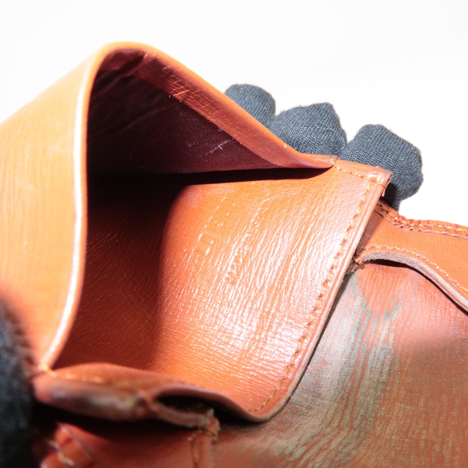 Louis Vuitton Epi Set of 2 Leather Coin Case Key Case M63815 M63703 Used