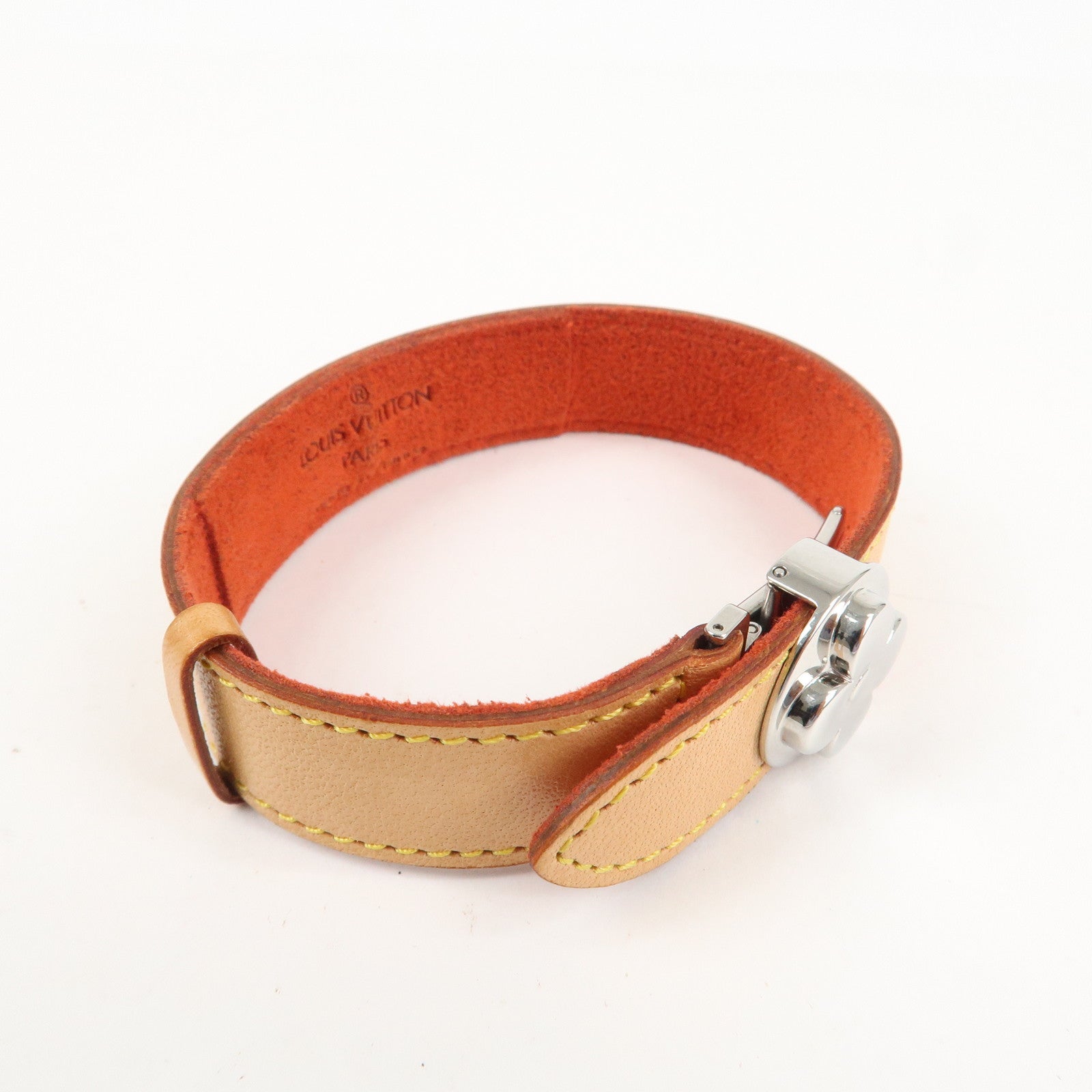 Louis Vuitton Monogram Leather Vous Good Luck Bracelet M64448 Used