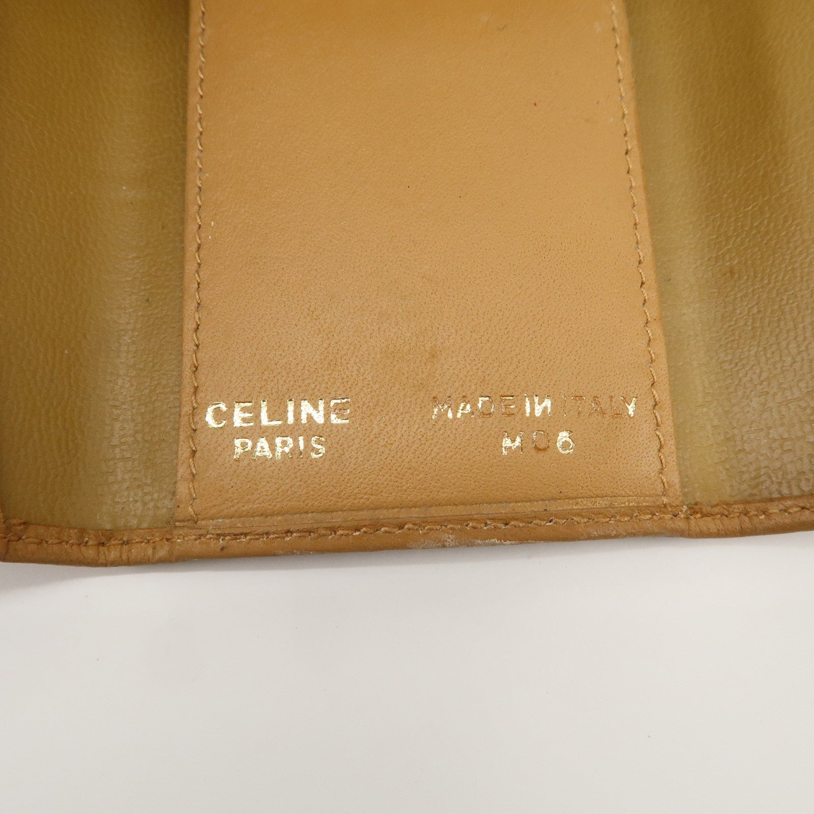 CELINE Macadam Set of 2 Sunglasses Case Key Case Brown