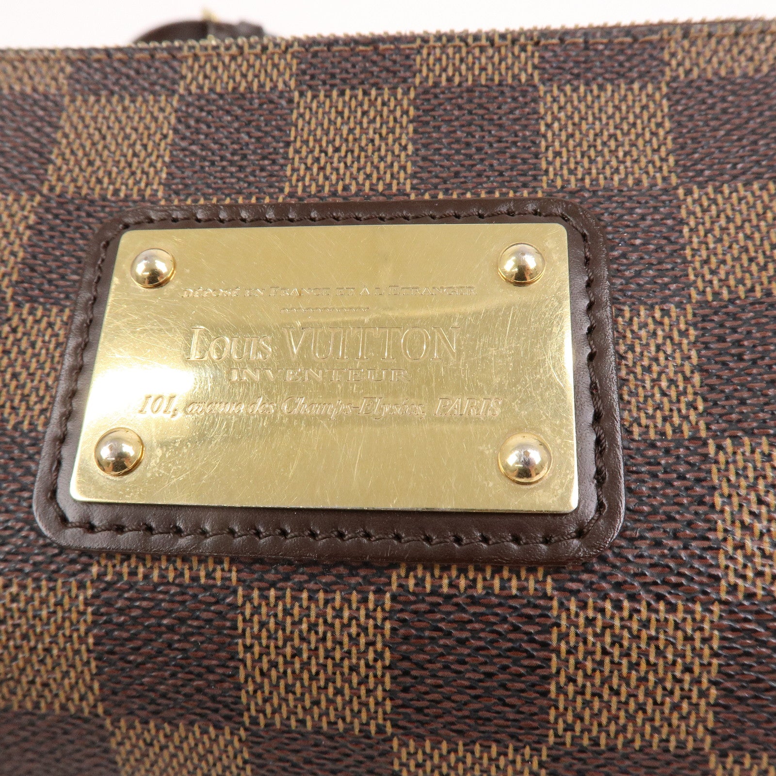 Louis Vuitton Damier Eva 2Way Hand Shoulder Bag Damier Ebene N55213