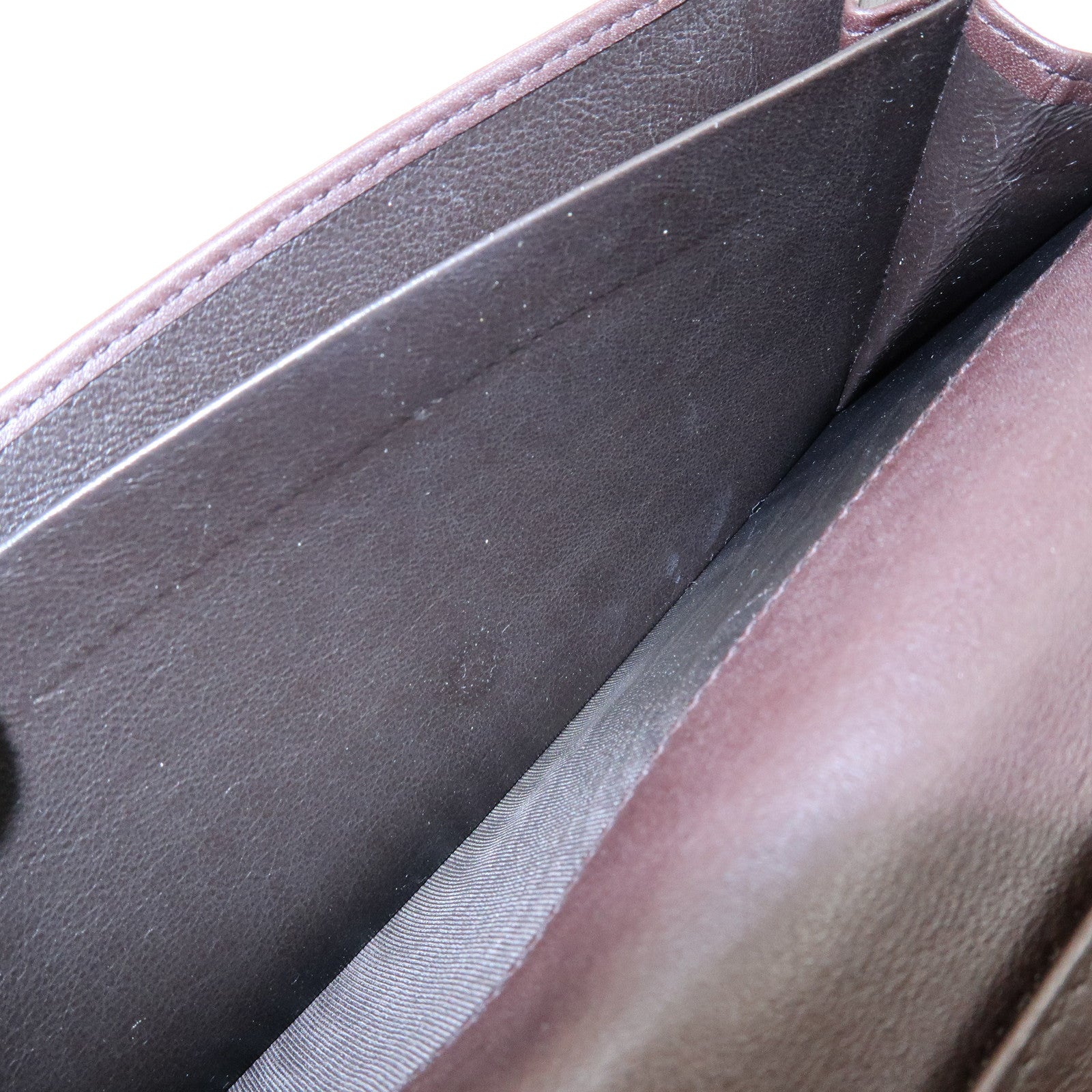 GUCCI Guccissima Leather Long Wallet Dark Brown 112715