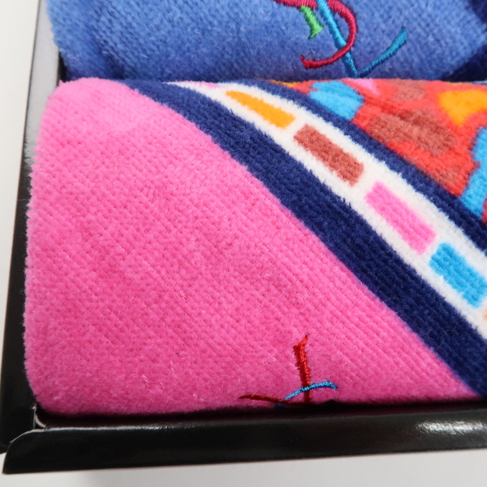 SAINT LAURENT  Set of 3 Cotton 100 % Towel Hand Towel Multicolor Used