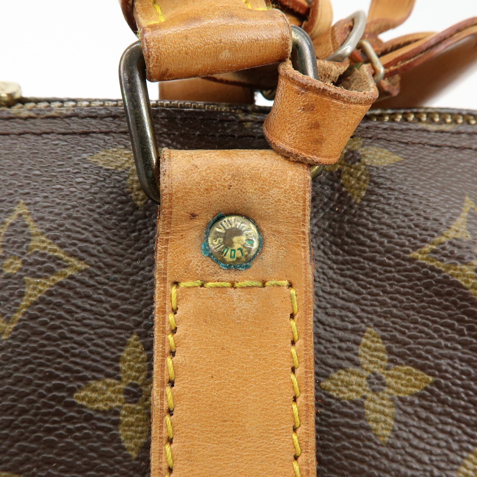 Louis Vuitton Monogram Keep All Bandouliere 60 Boston Bag M41412