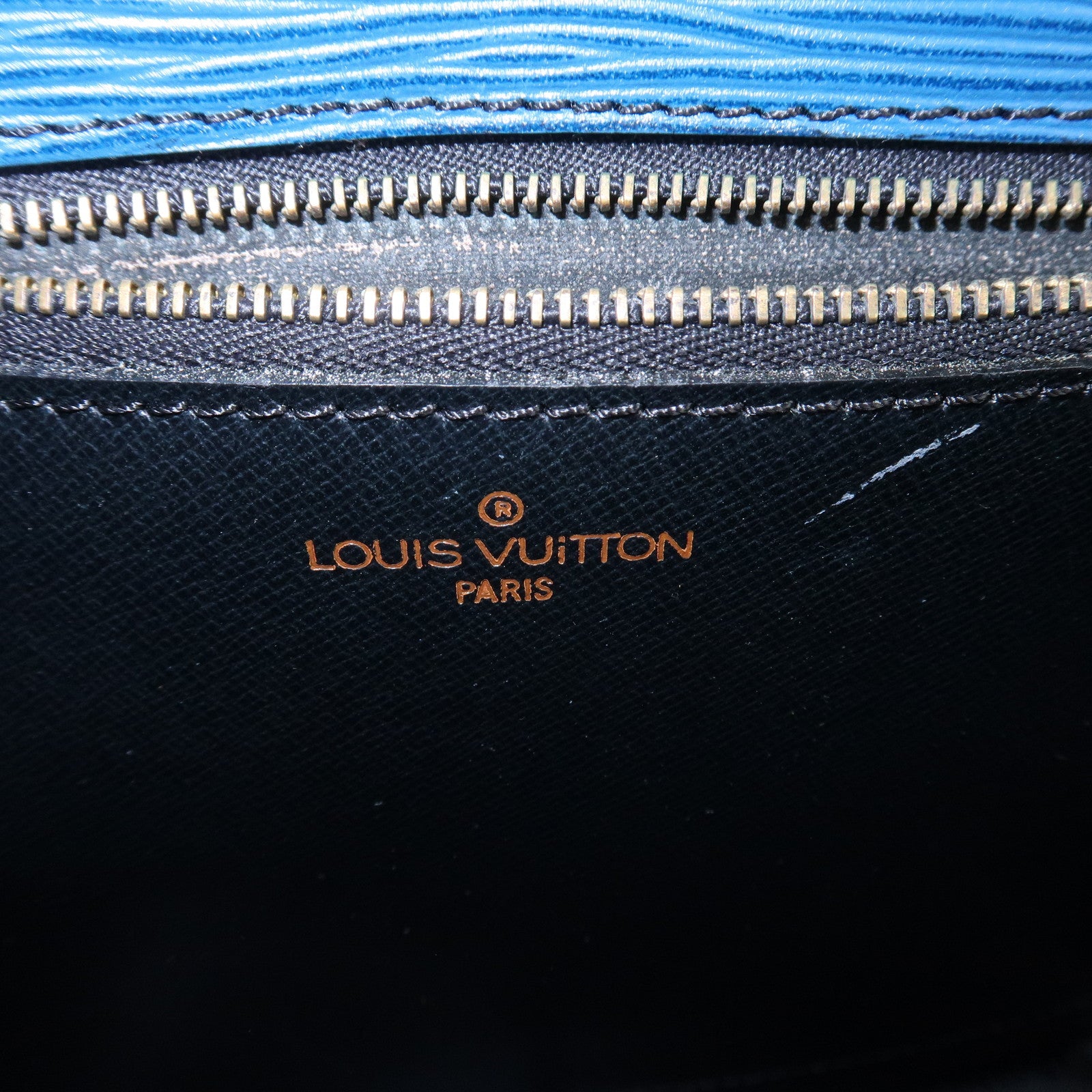 Louis Vuitton Epi Saint Cloud Shoulder Bag Toledo Blue M52195
