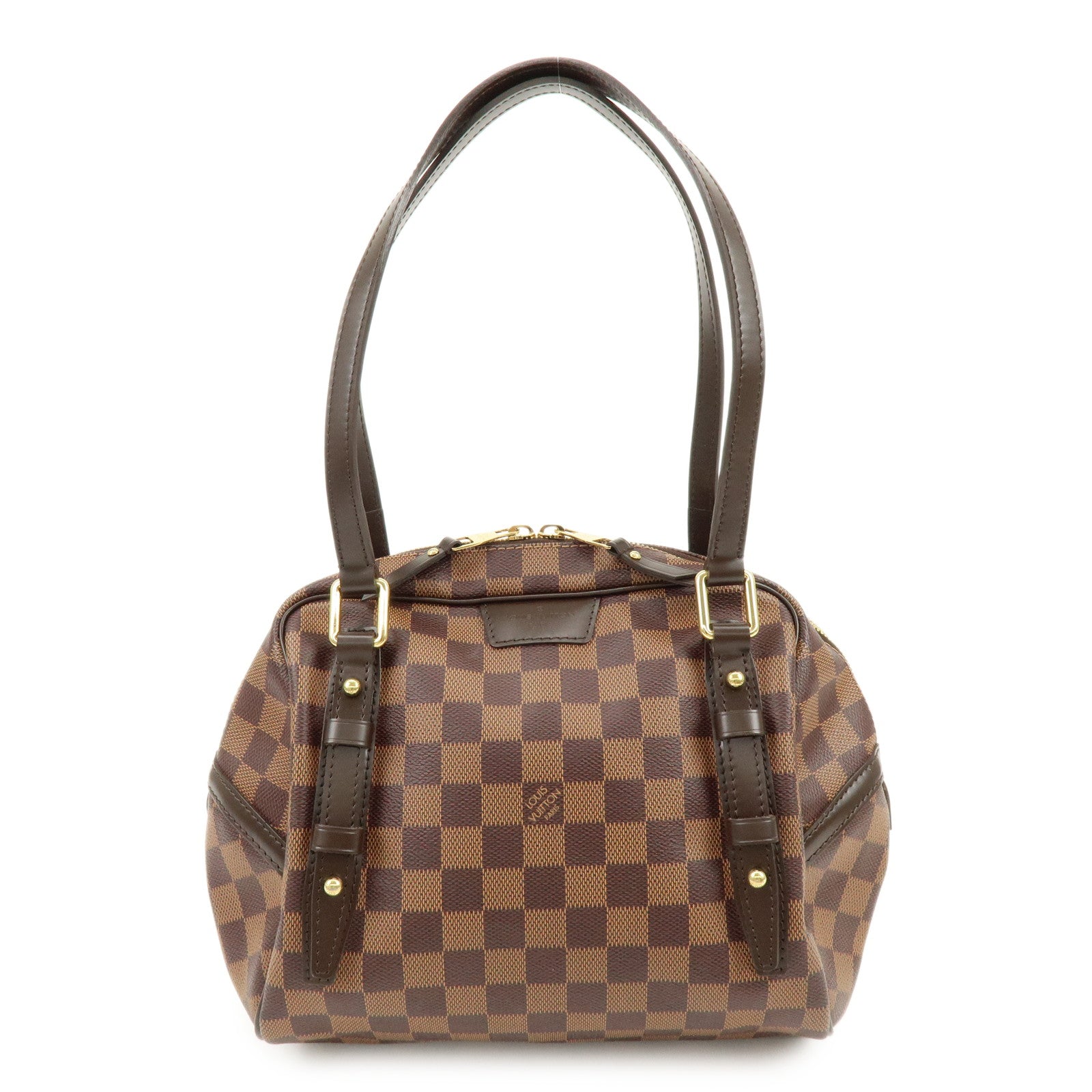 Louis Vuitton Damier Ebene Rivington PM Shoulder Hand Bag N41157