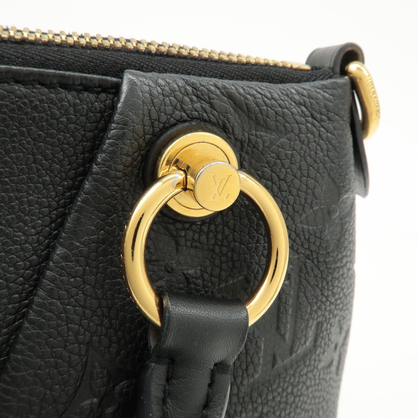 Louis Vuitton Monogram Empreinte Leather V Tote BB Noir M44937 Used