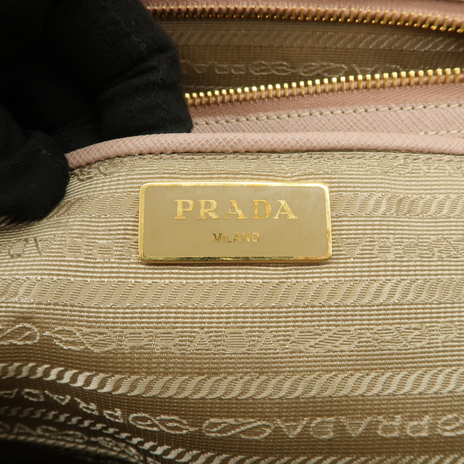 PRADA Triangle Logo Galleria 2Way Bag Shoulder Bag Pink BN2274