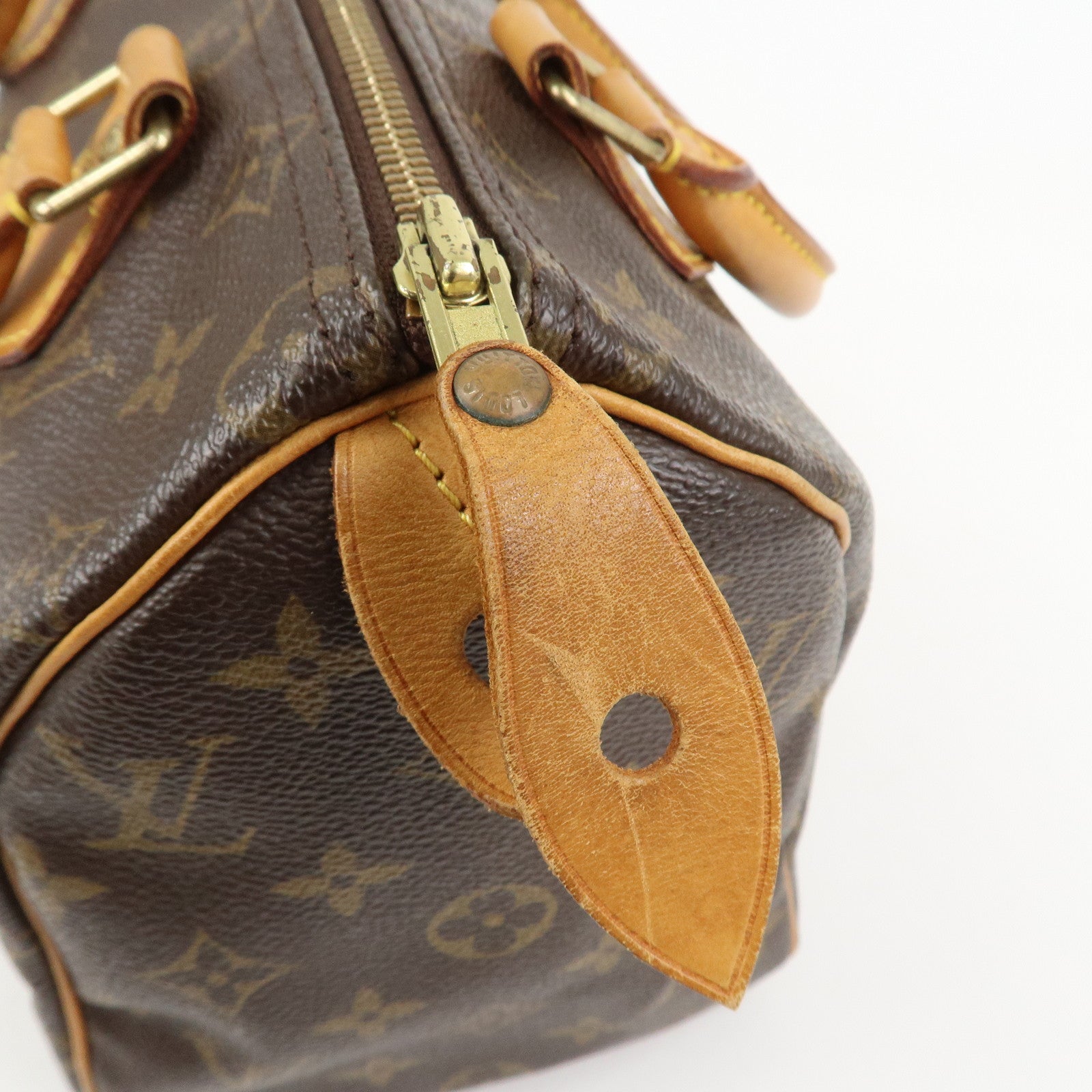 Louis Vuitton Monogram Speedy 25 Boston Bag Hand Bag Brown M41528
