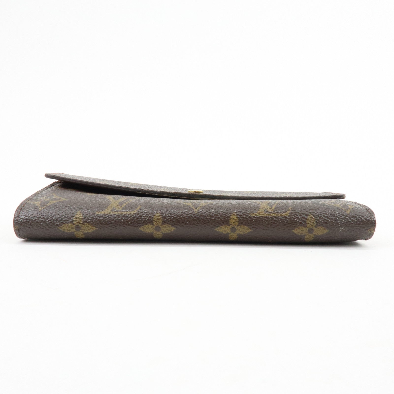 Louis Vuitton Monogram Portefeuille Sarah Long Wallet Brown M61734