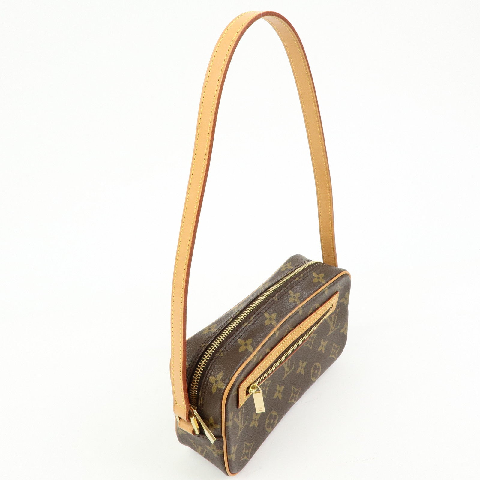 Louis Vuitton Monogram Pochette Cite Shoulder Bag Brown M51183