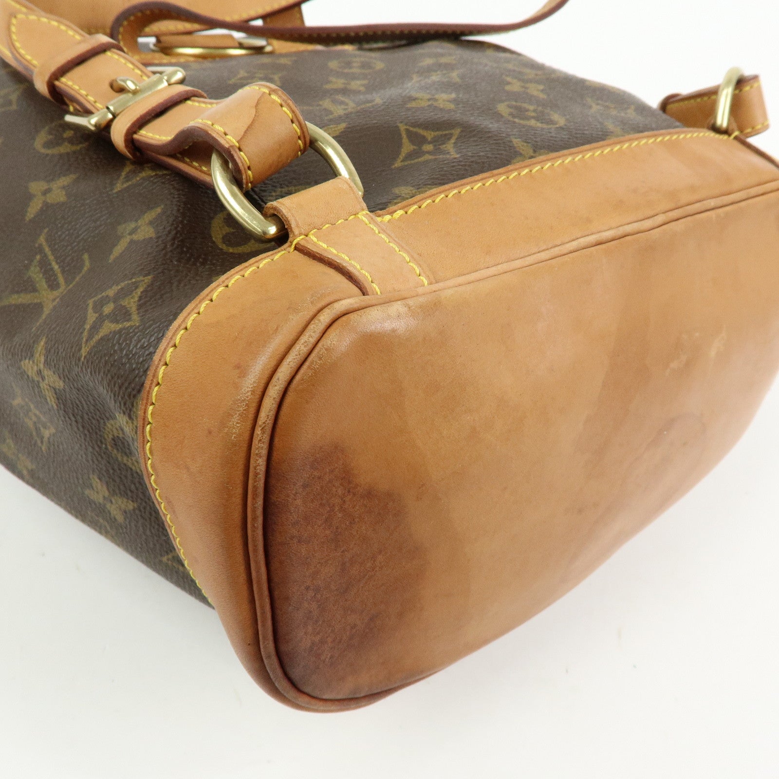 Louis Vuitton Monogram Montsouris MM Backpack Rucksack Brown M51136