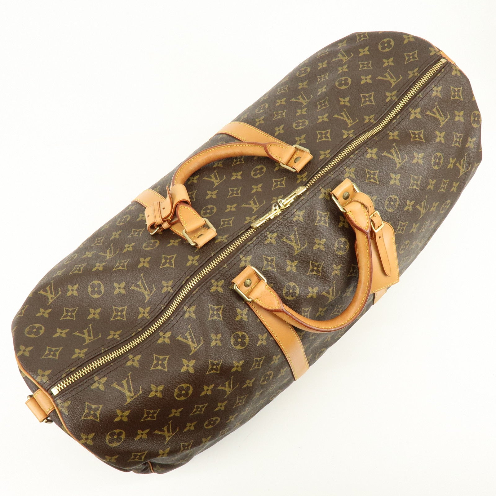 Louis Vuitton Monogram Keep All Bandouliere 60 Boston Bag M41412