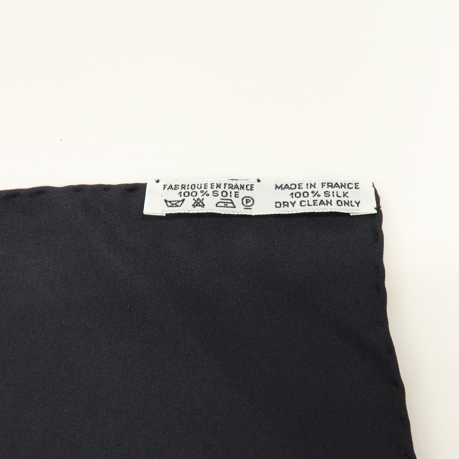 HERMES Carre 90 Silk 100% Brides de Gala Scarf Black Yellow