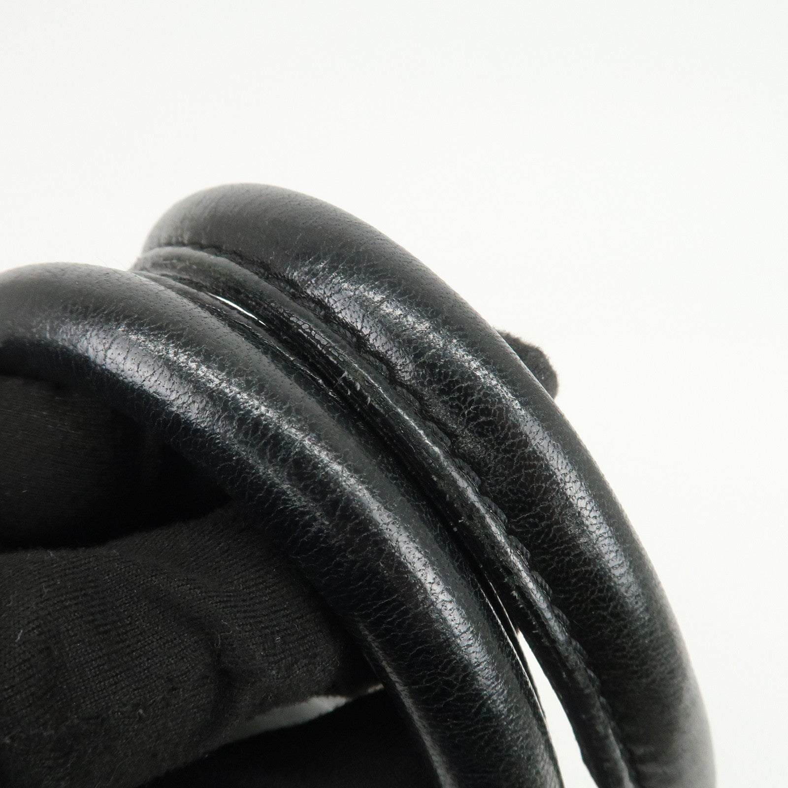 Chloe Paddington Leather Canvas Shoulder Bag Black Gray