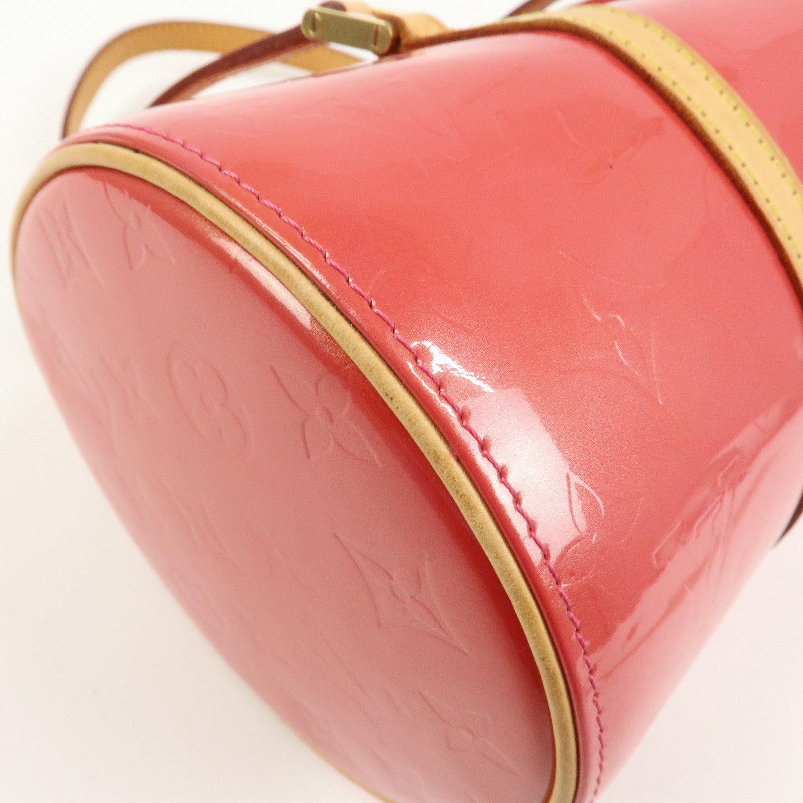 Louis Vuitton Monogram Vernis Bedford Hand Bag Framboise M9133F