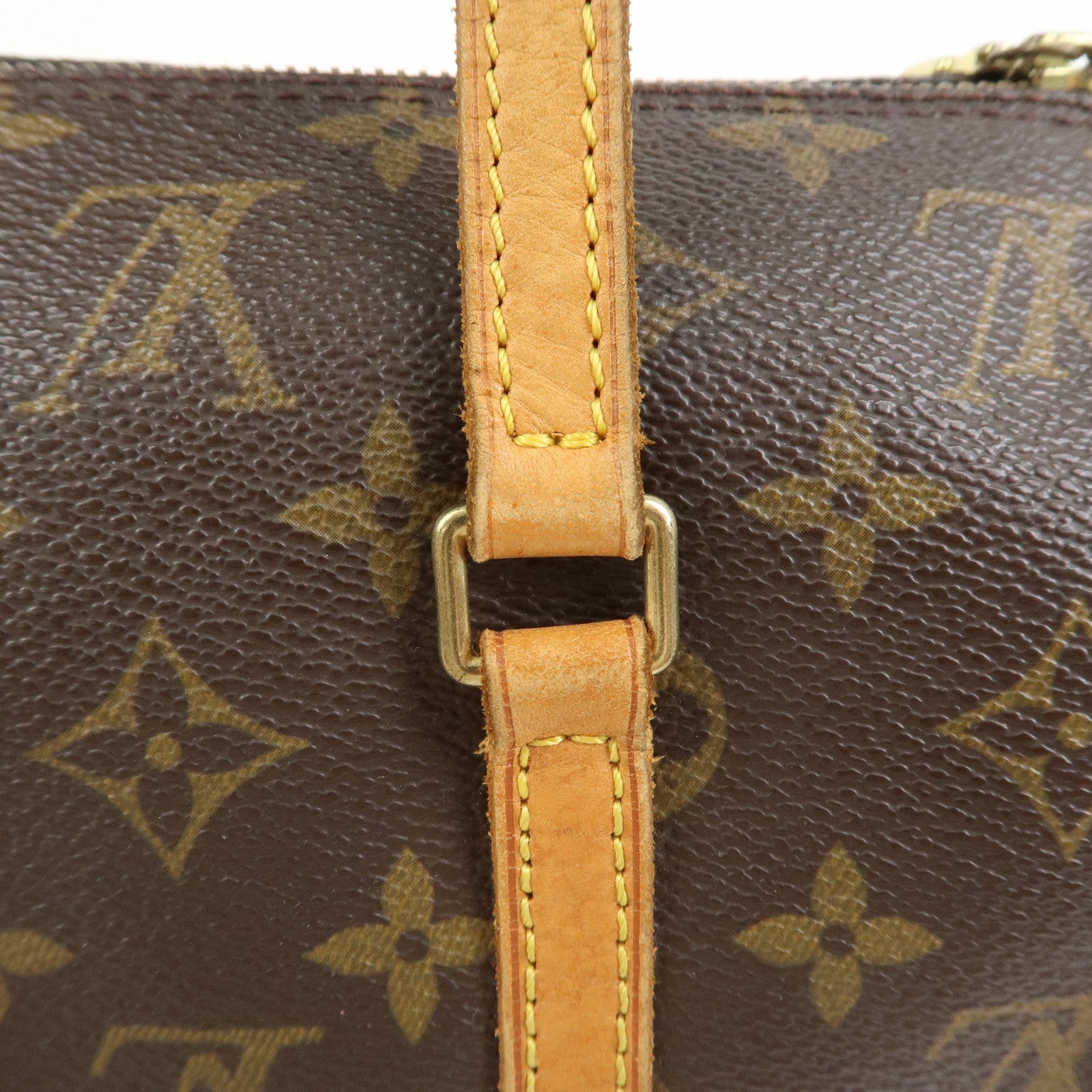 Louis Vuitton Monogram Papillon 30 Hand Bag Brown M51385