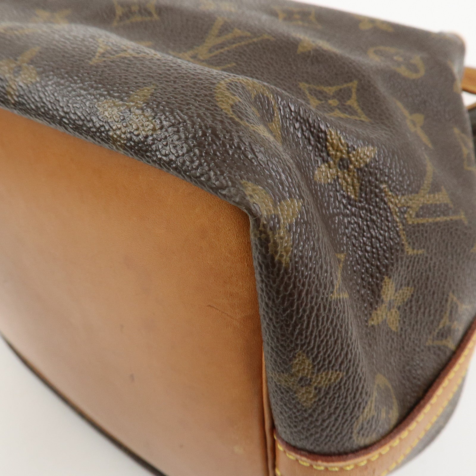 Louis Vuitton Monogram Petit Noe Shoulder Bag Brown M42226