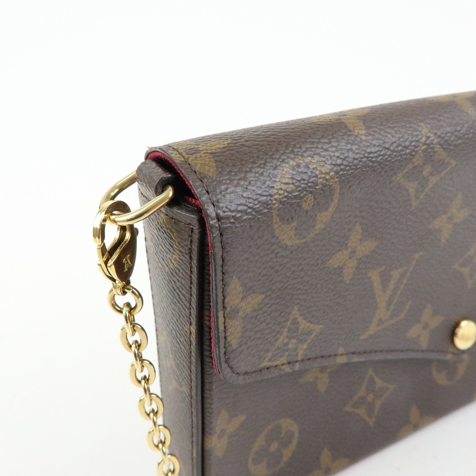 Louis Vuitton Monogram Pochette Felicie Shoulder Bag Brown M61276