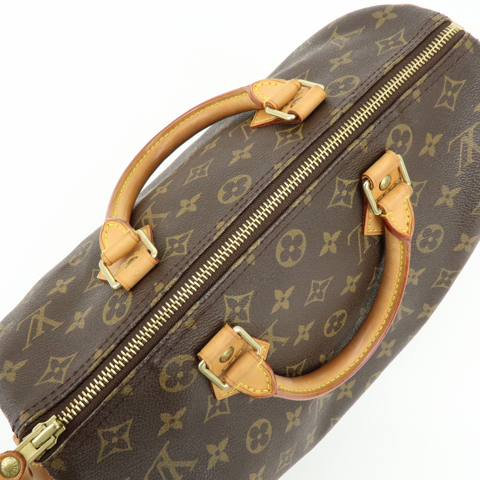Louis Vuitton Monogram Speedy 30 Boston Bag Hand Bag Brown M41526
