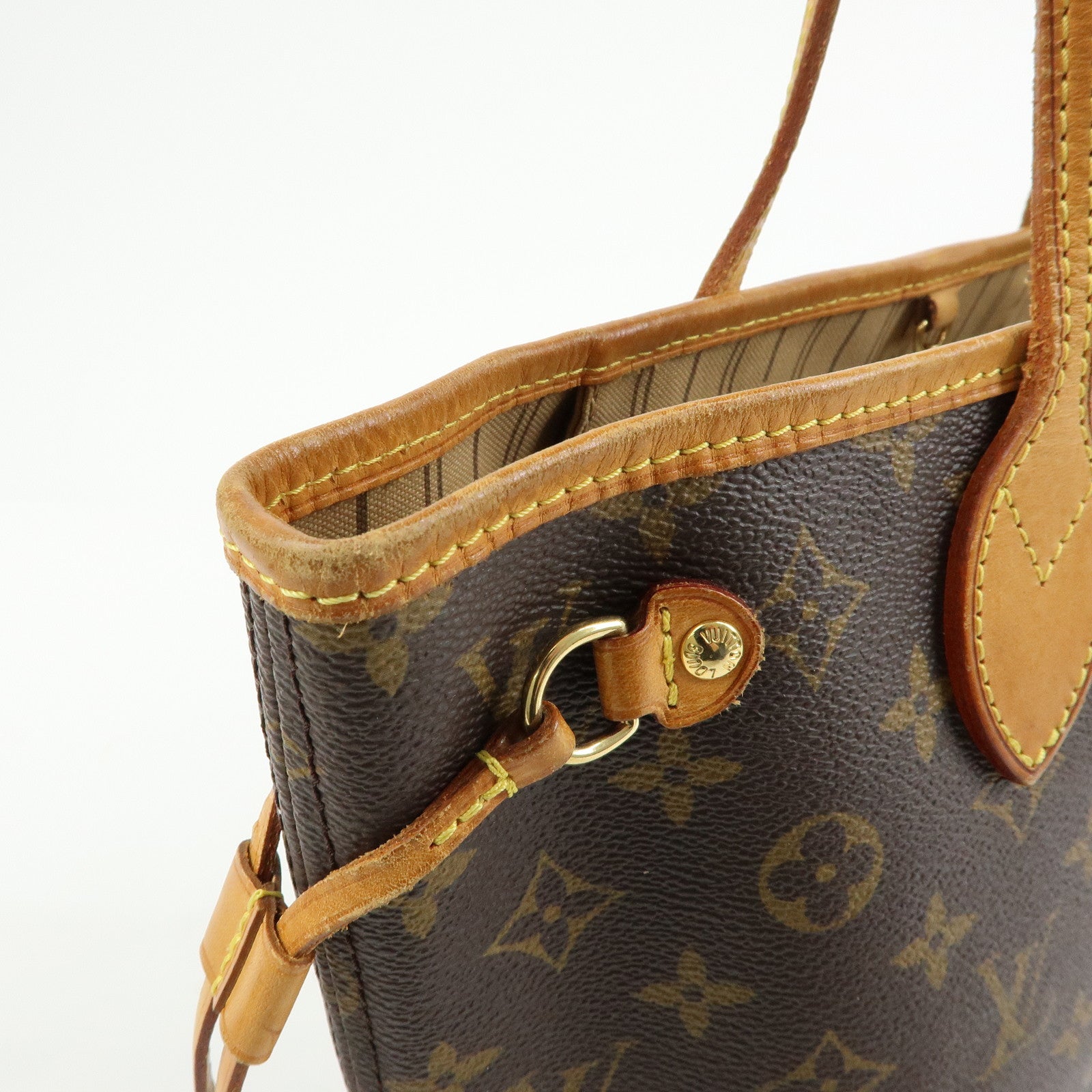 Louis Vuitton Monogram Neverfull PM Tote Bag Hand Bag M40155