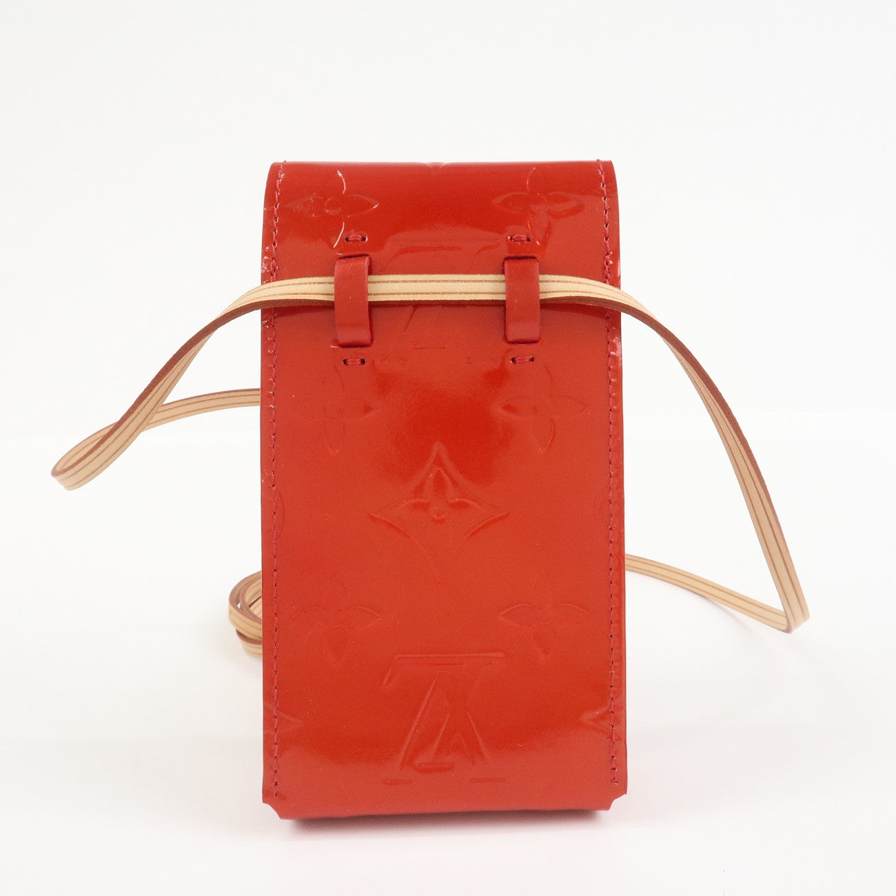 Louis Vuitton Monogram Vernis Green Cigarette Case Rouge M91155