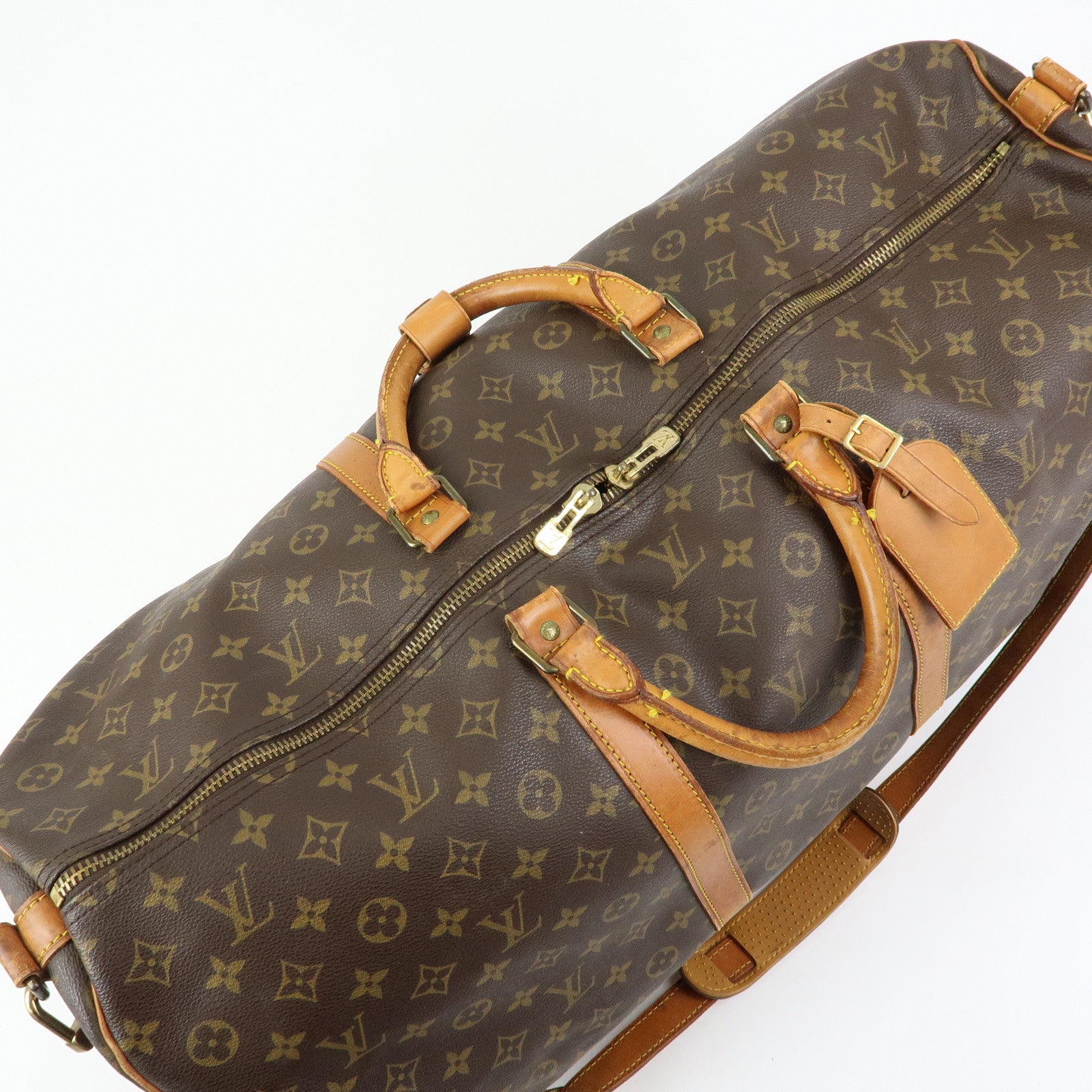 Louis Vuitton Monogram Keep All Bandouliere 60 Boston Bag M41412