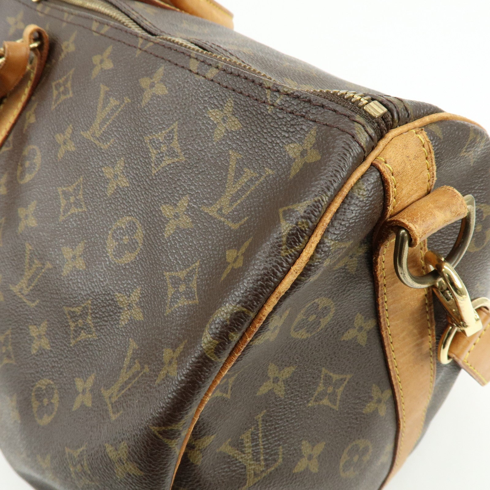 Louis Vuitton Monogram Keep All Bandouliere 55 Boston Bag M41414