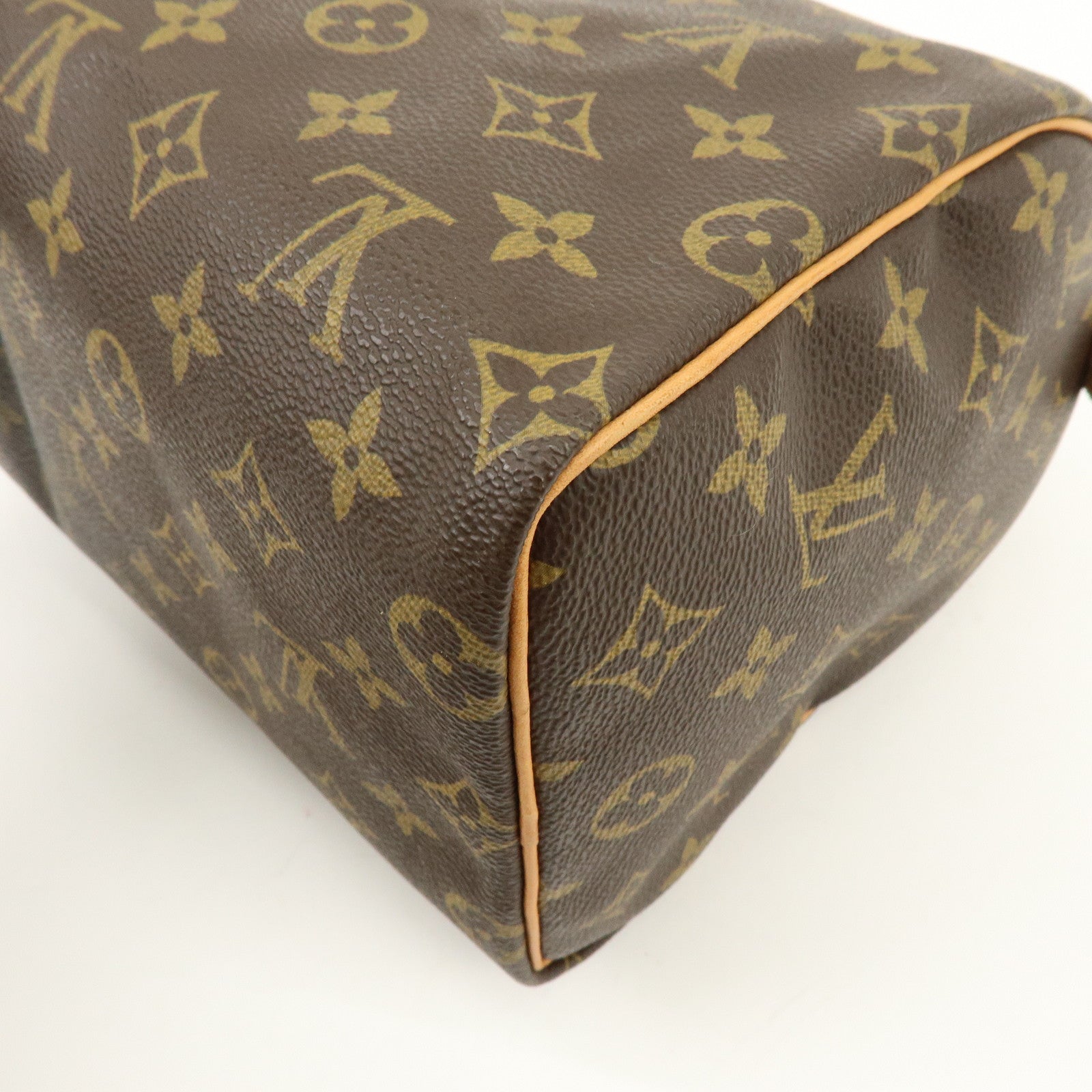 Louis Vuitton Monogram Speedy 25 Boston Bag Hand Bag Brown M41528
