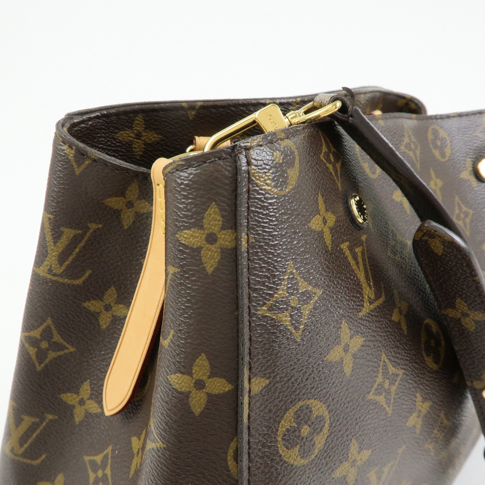 Louis Vuitton Monogram Montaigne BB 2Way Bag Hand Bag Brown M41055