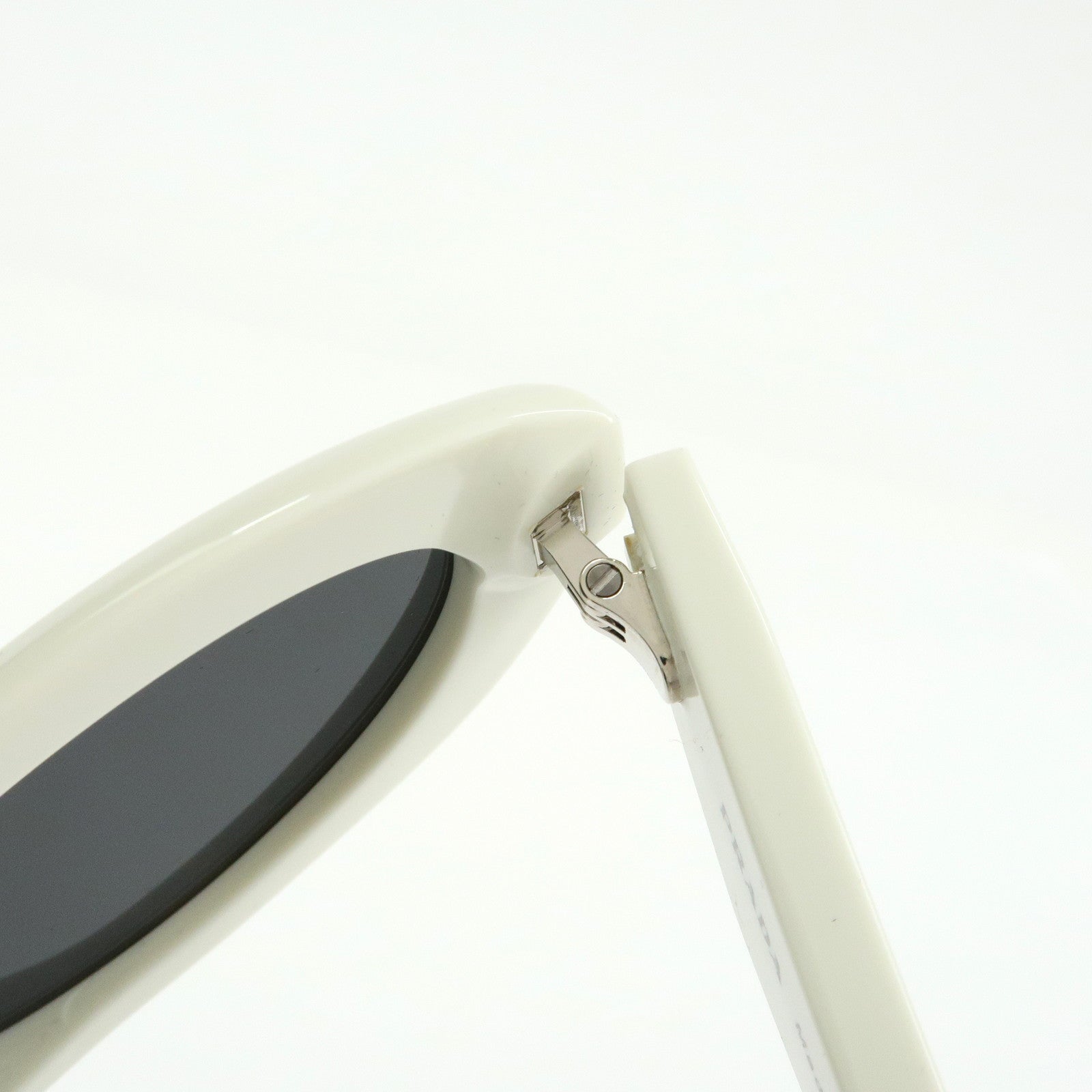 Prada Logo Plastic Sunglasses 55□16 White SPR 26Z