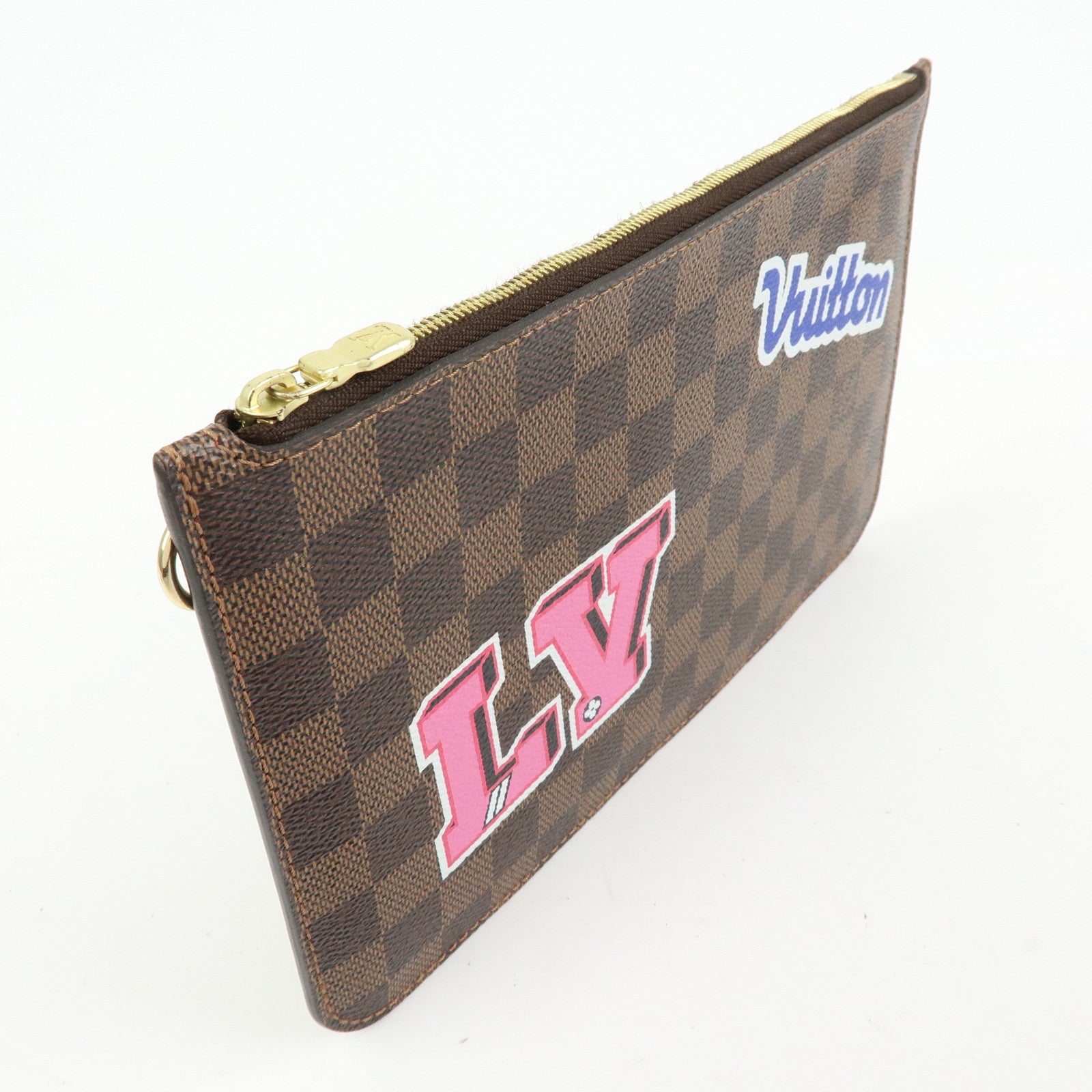 Louis Vuitton Damier Canvas Pouch for Neverfull MM Tote Bag N40049